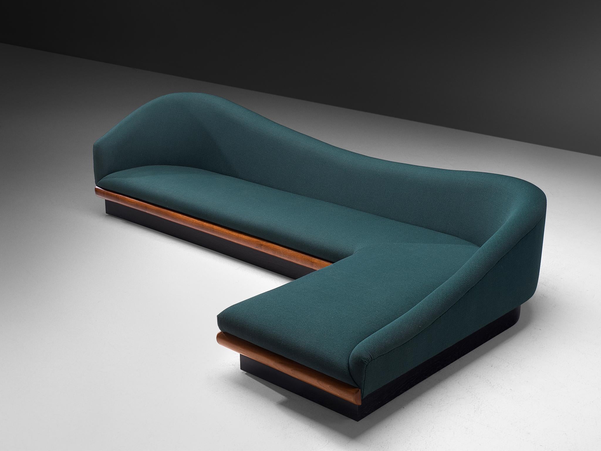 Adrian Pearsall, 'Cloud' sofa, walnut, fabric, United States, 1950s

Adrian Pearsall's 