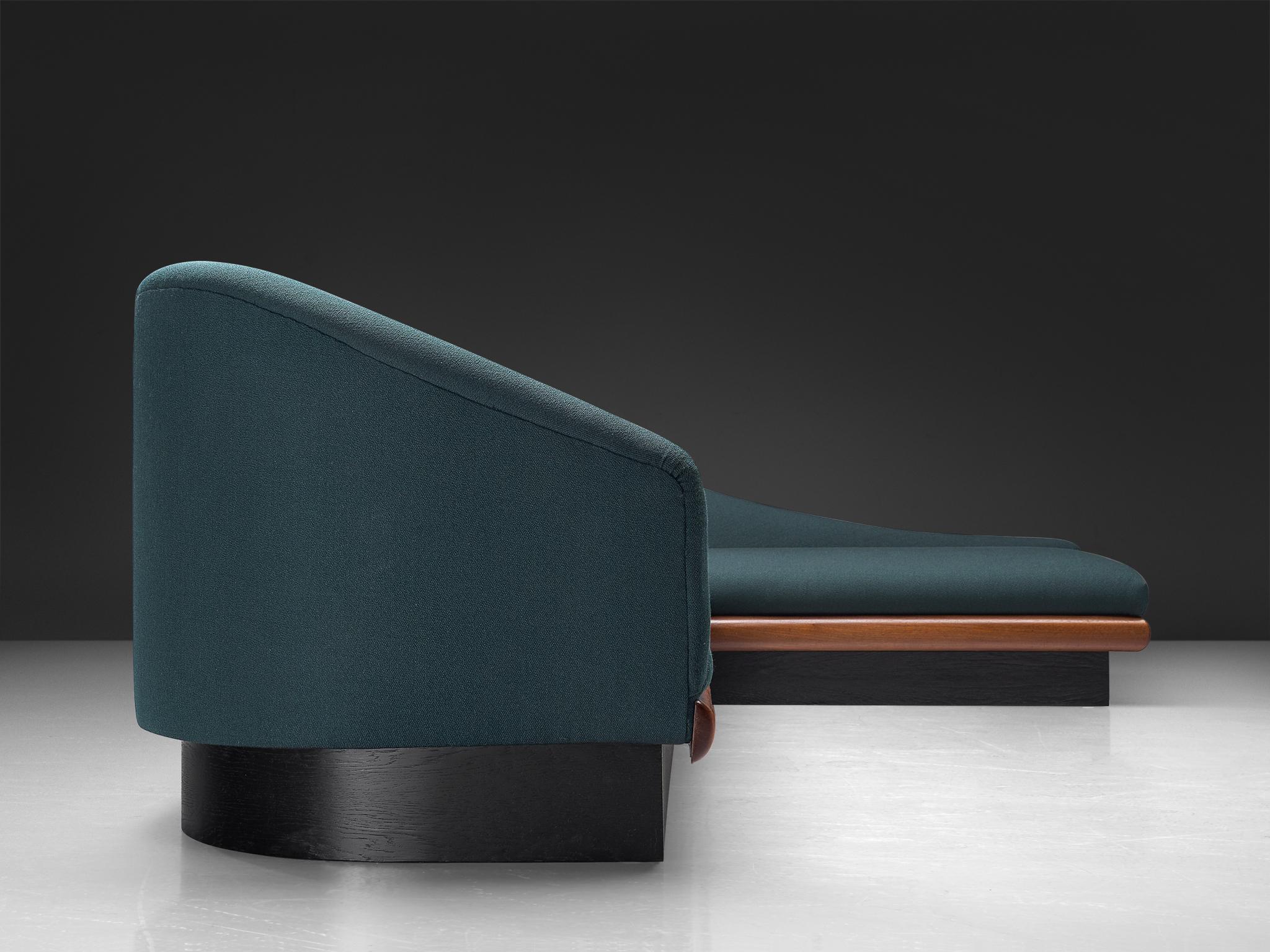 Mid-20th Century Adrian Pearsall 'Cloud' Sofa in Walnut For Sale