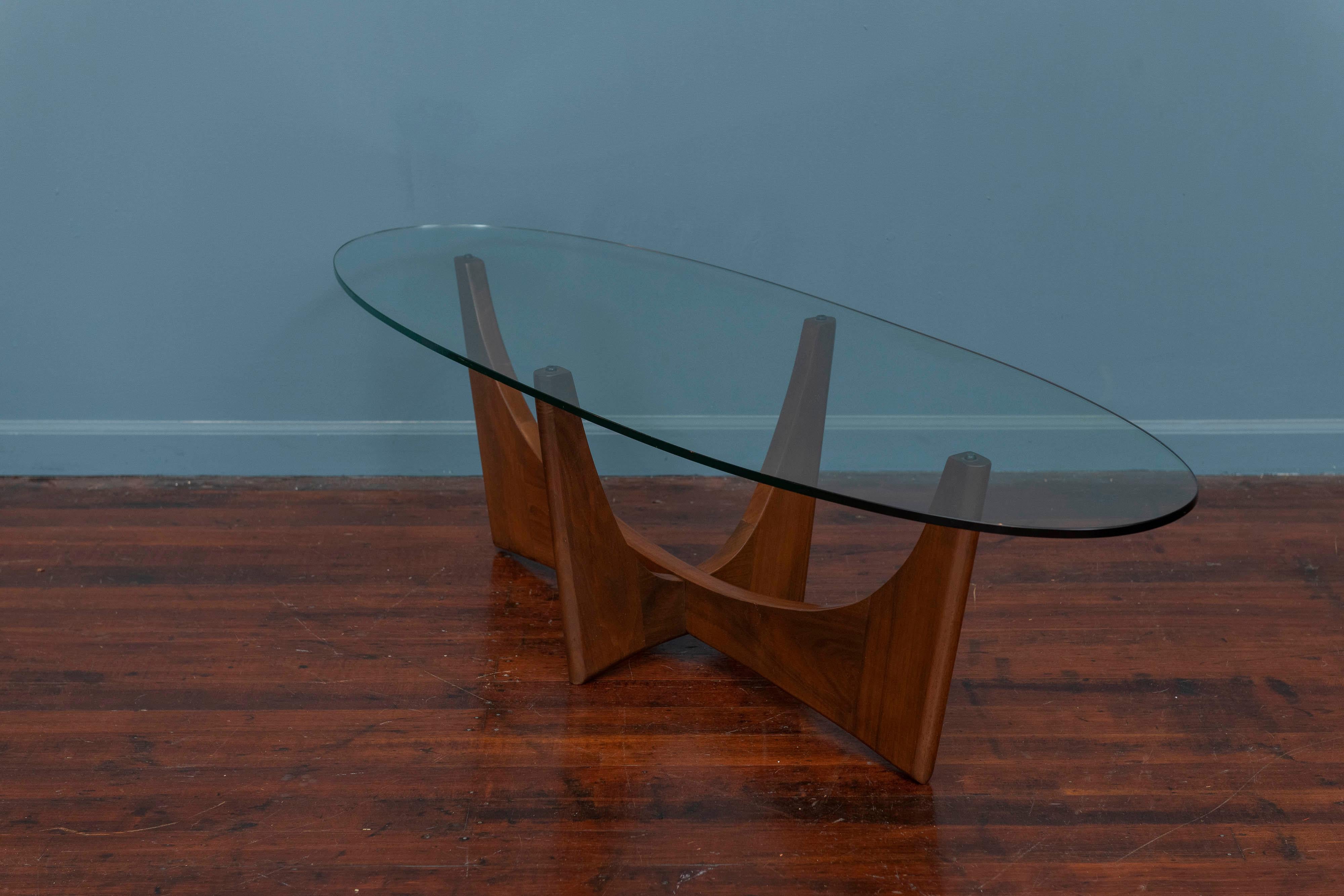 Glass Adrian Pearsall Coffee Table