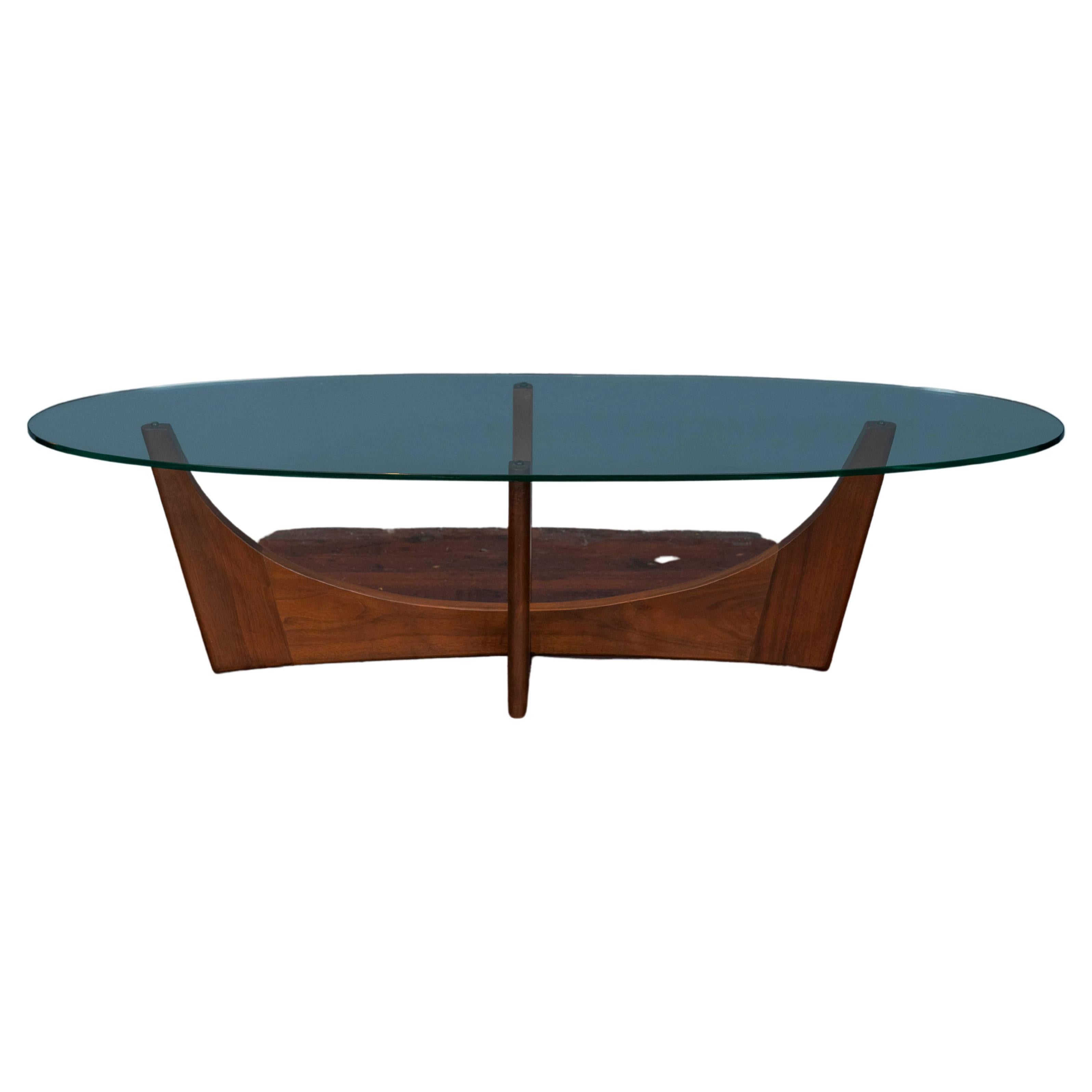 Adrian Pearsall Midcentury Biomorphic Walnut Coffee Table at 1stDibs