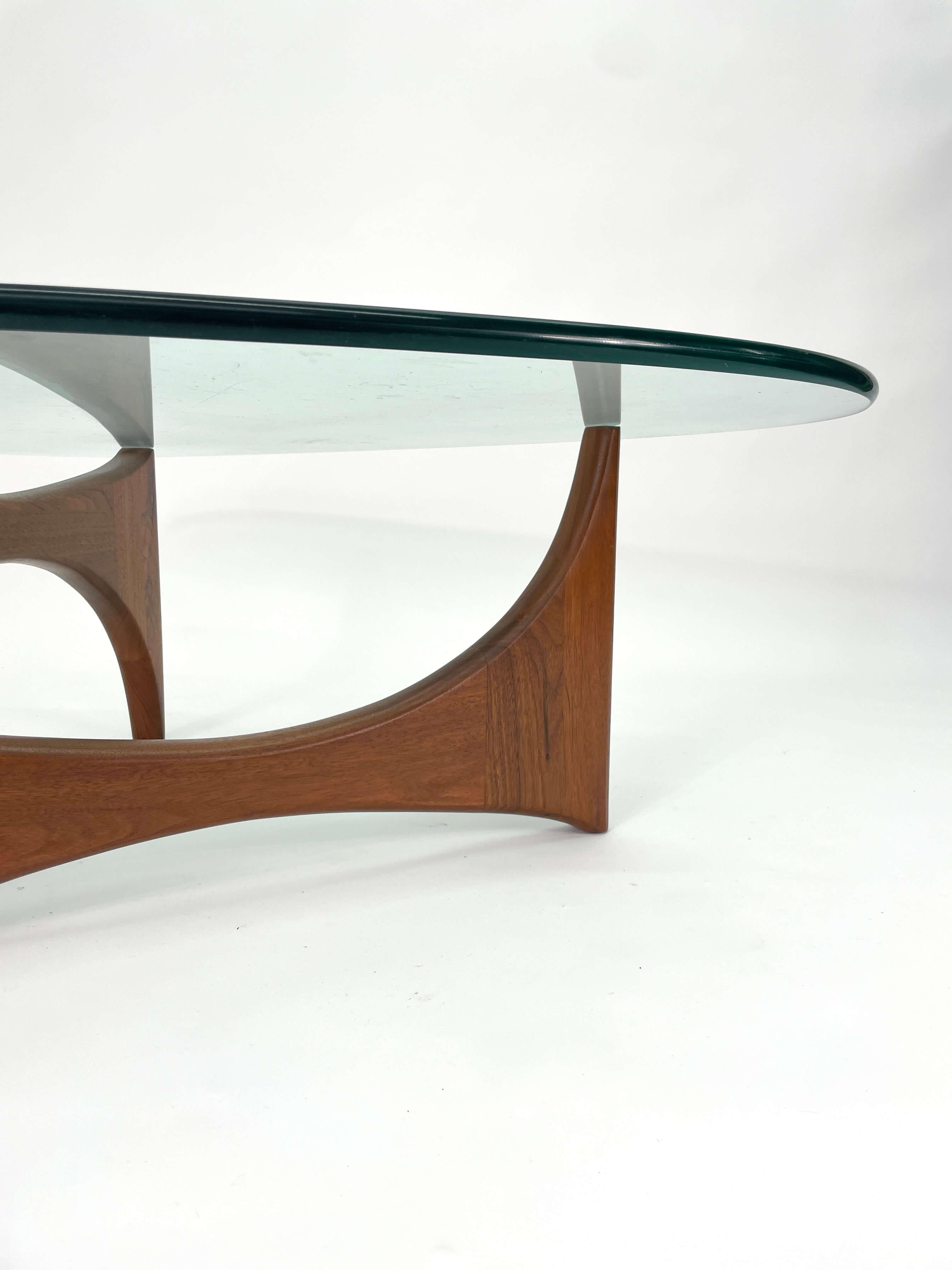 Adrian Pearsall Coffee Table in Solid Walnut In Good Condition In San Diego, CA