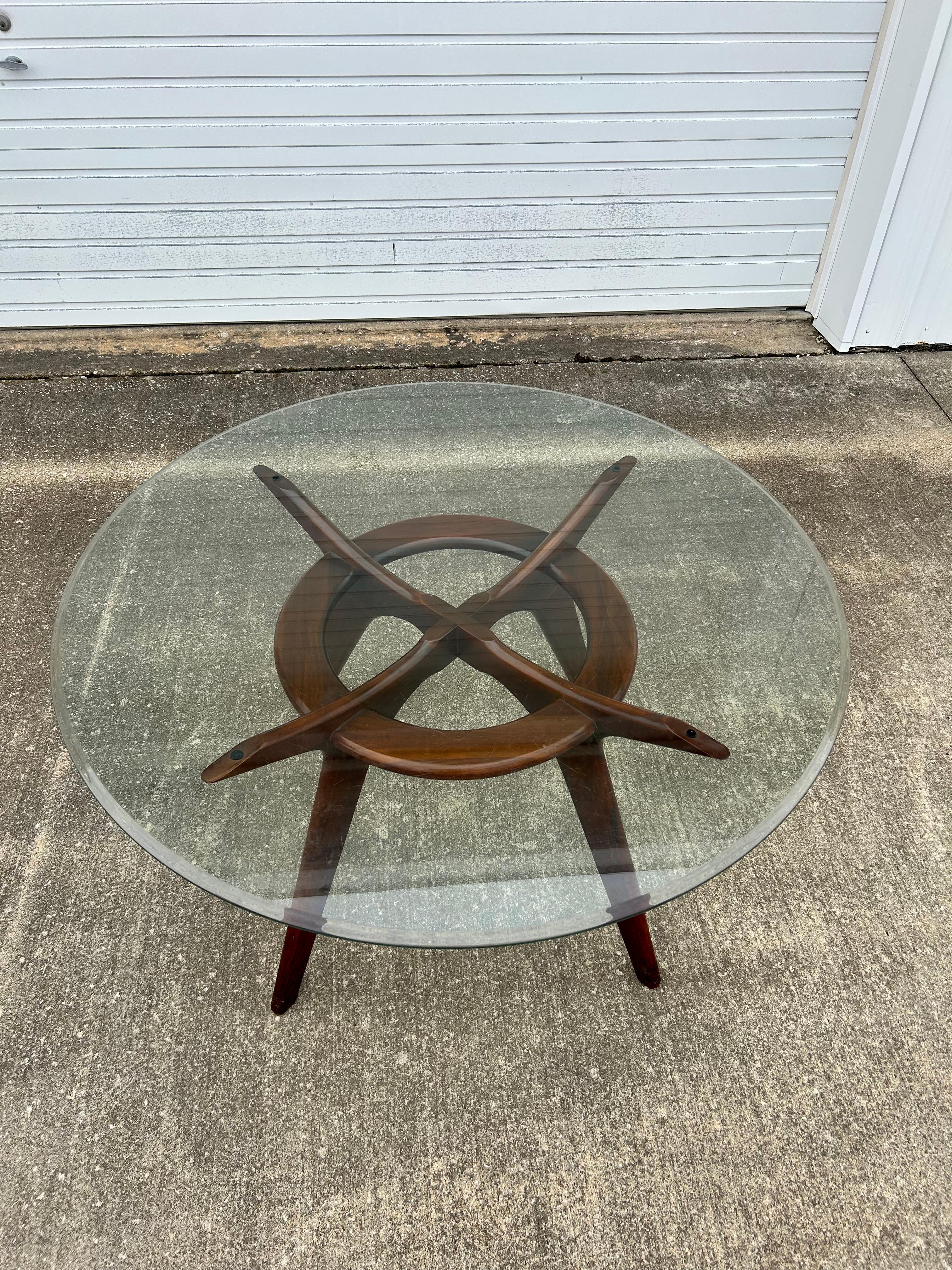 American Adrian Pearsall Compass Dining Table for Craft Associates For Sale