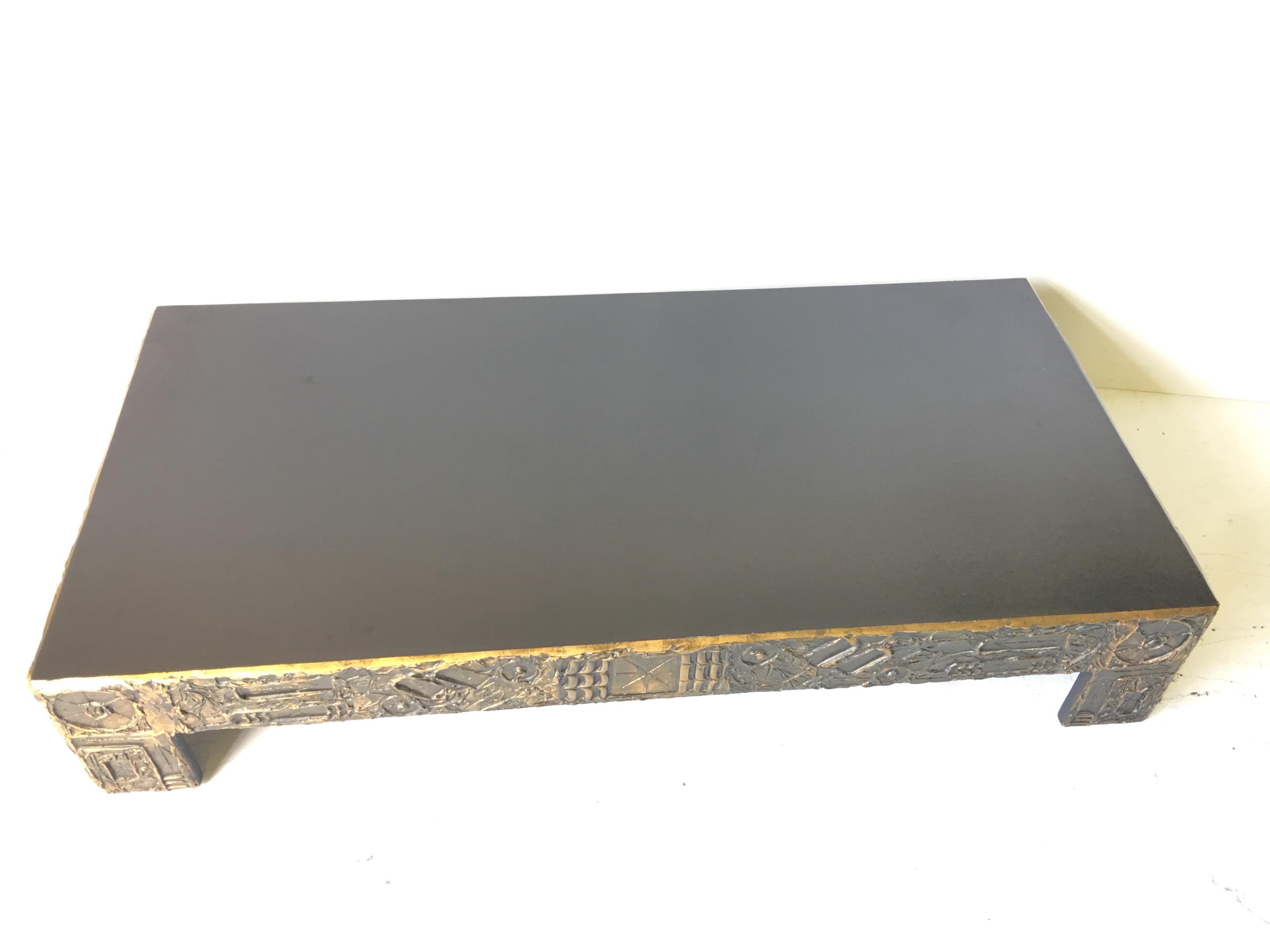 Adrian Pearsall Craft Associates Brutalist Sculpted Resin Large Coffee Table 1
