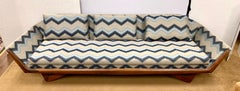 Adrian Pearsall Craft Associates Fully Refurbished Large Gondola Sofa
