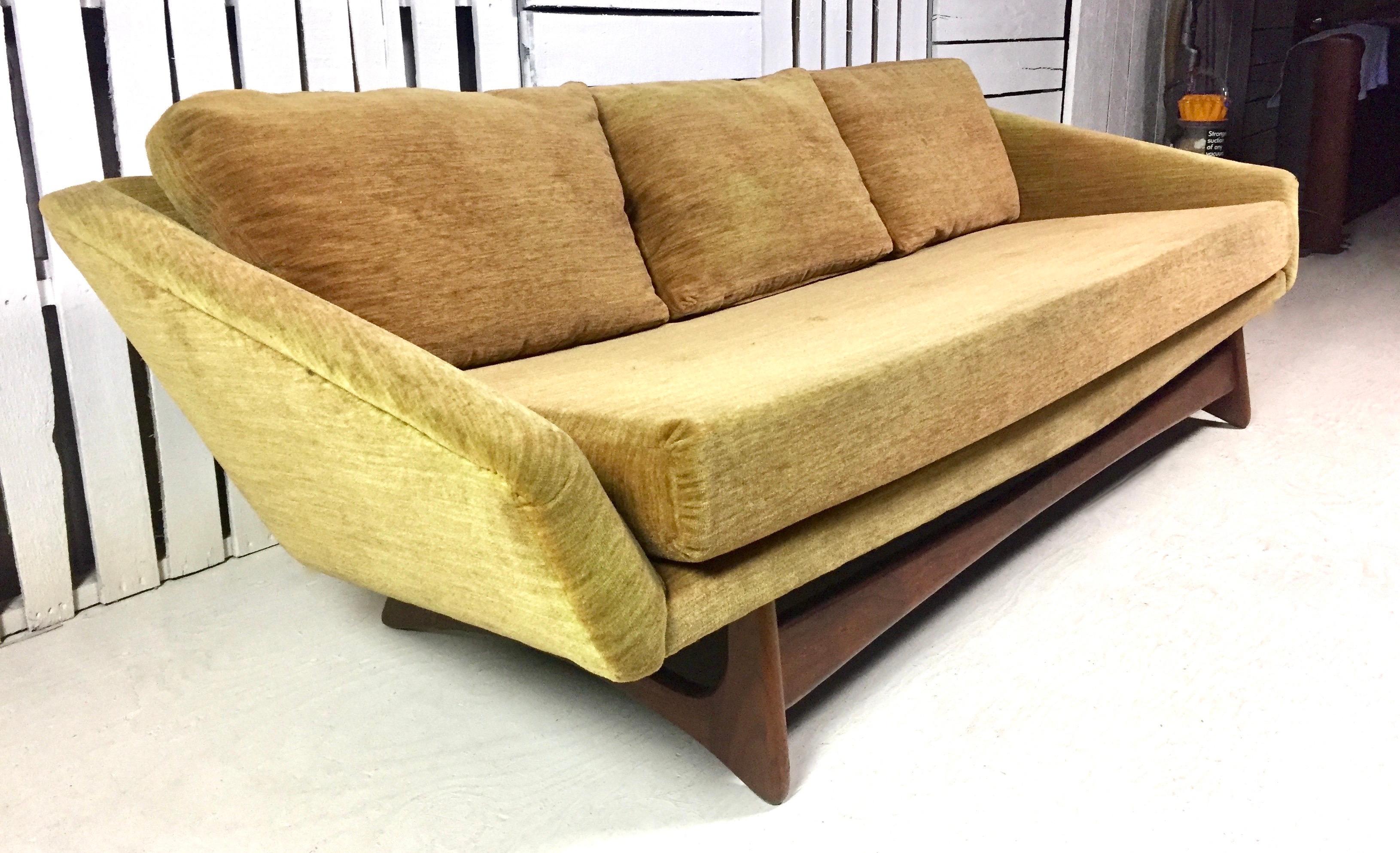 golden brown couch