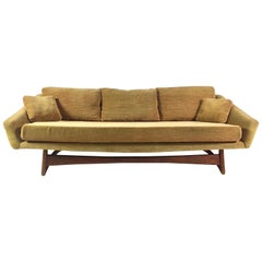 Adrian Pearsall Craft Associates Golden Brown Mid-Century Modern Sofa