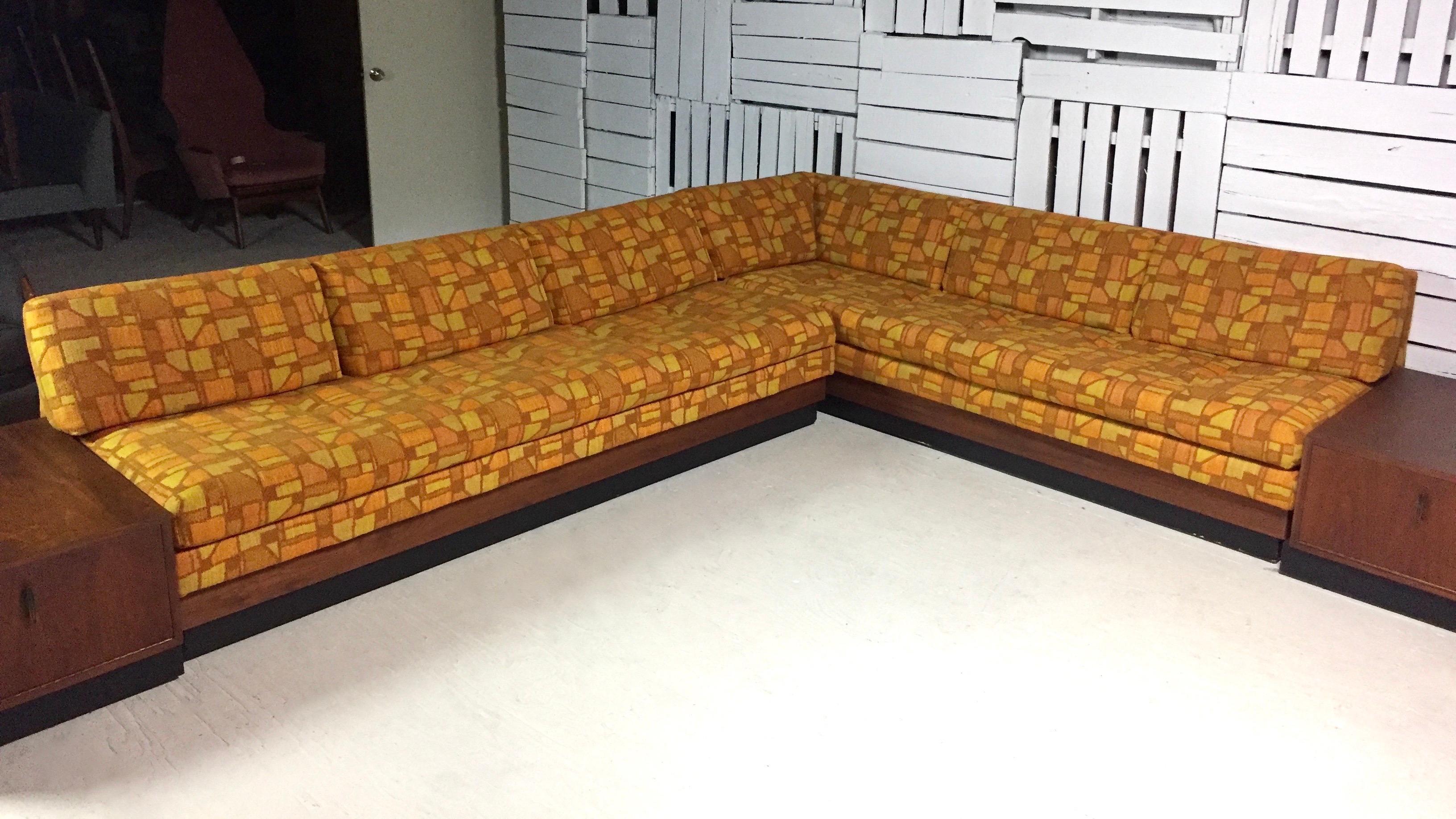Authentic Adrian Pearsall sectionals are some of his most dramatic creations. They also need space! Please peruse our growing collection of rare Pearsall pieces which we will be listing this month.

Adrian Pearsall two-piece sectional sofa by Craft