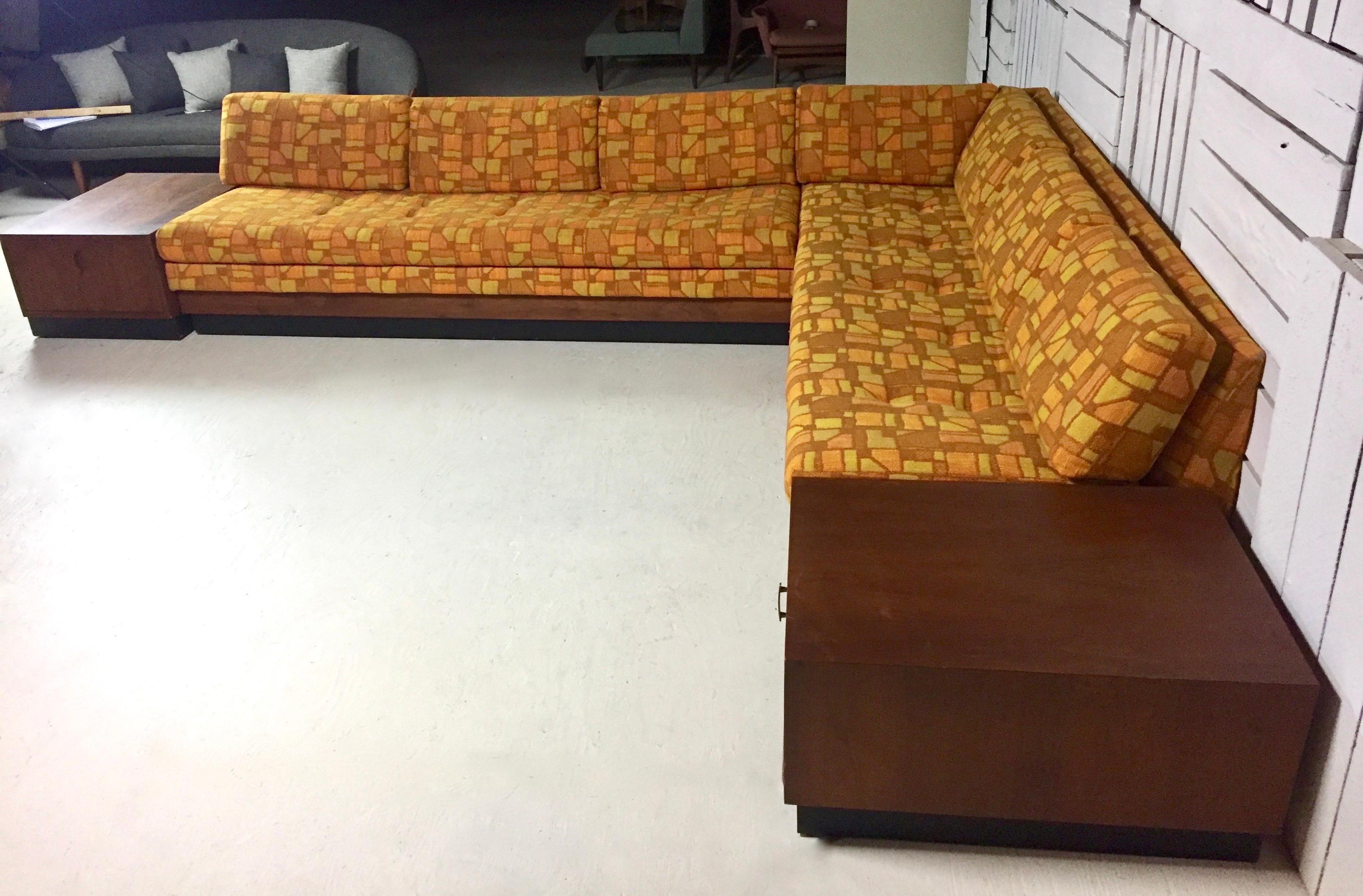 mid century sectional sofa