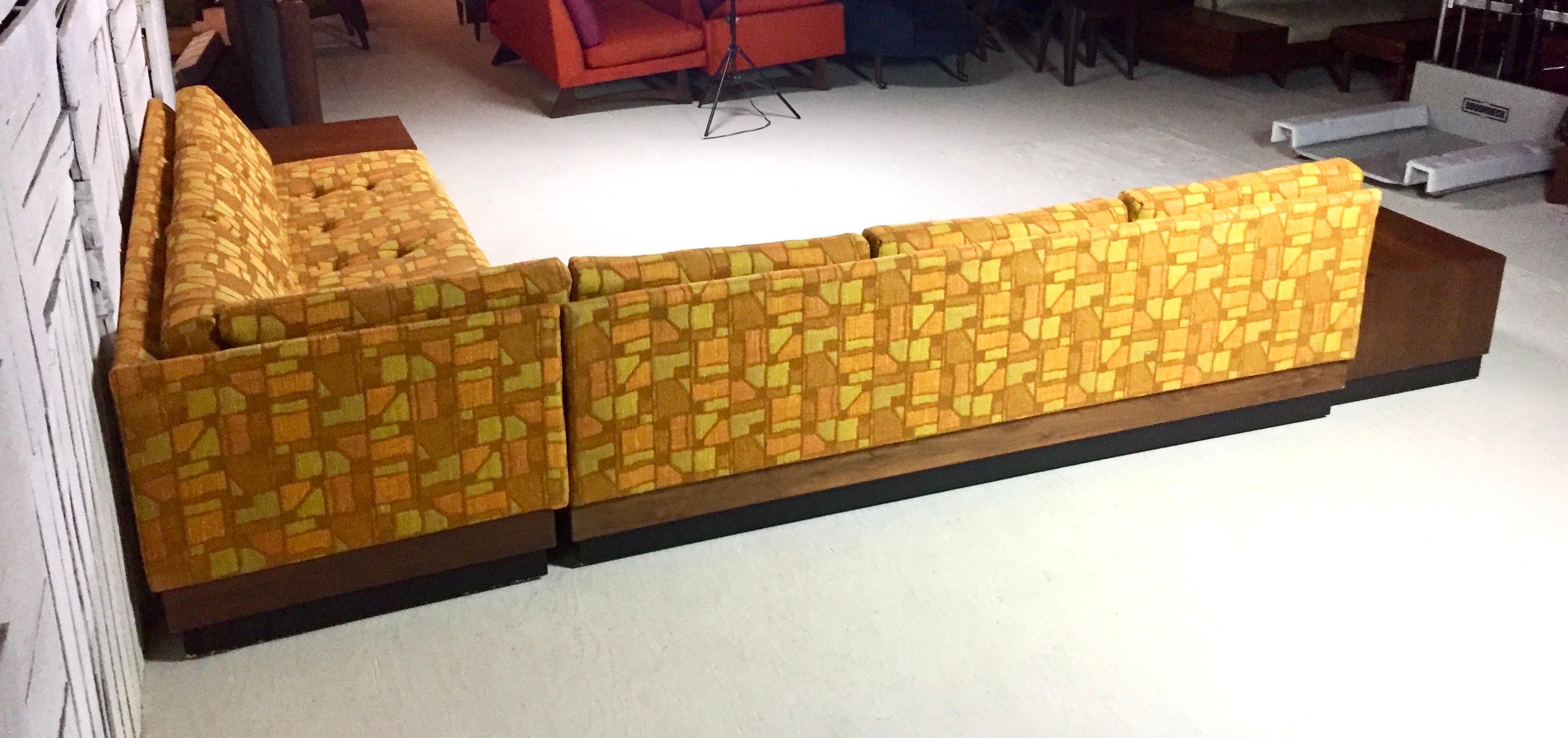 Adrian Pearsall Craft Associates Mid-Century Modern Sectional Sofa In Good Condition In West Hartford, CT