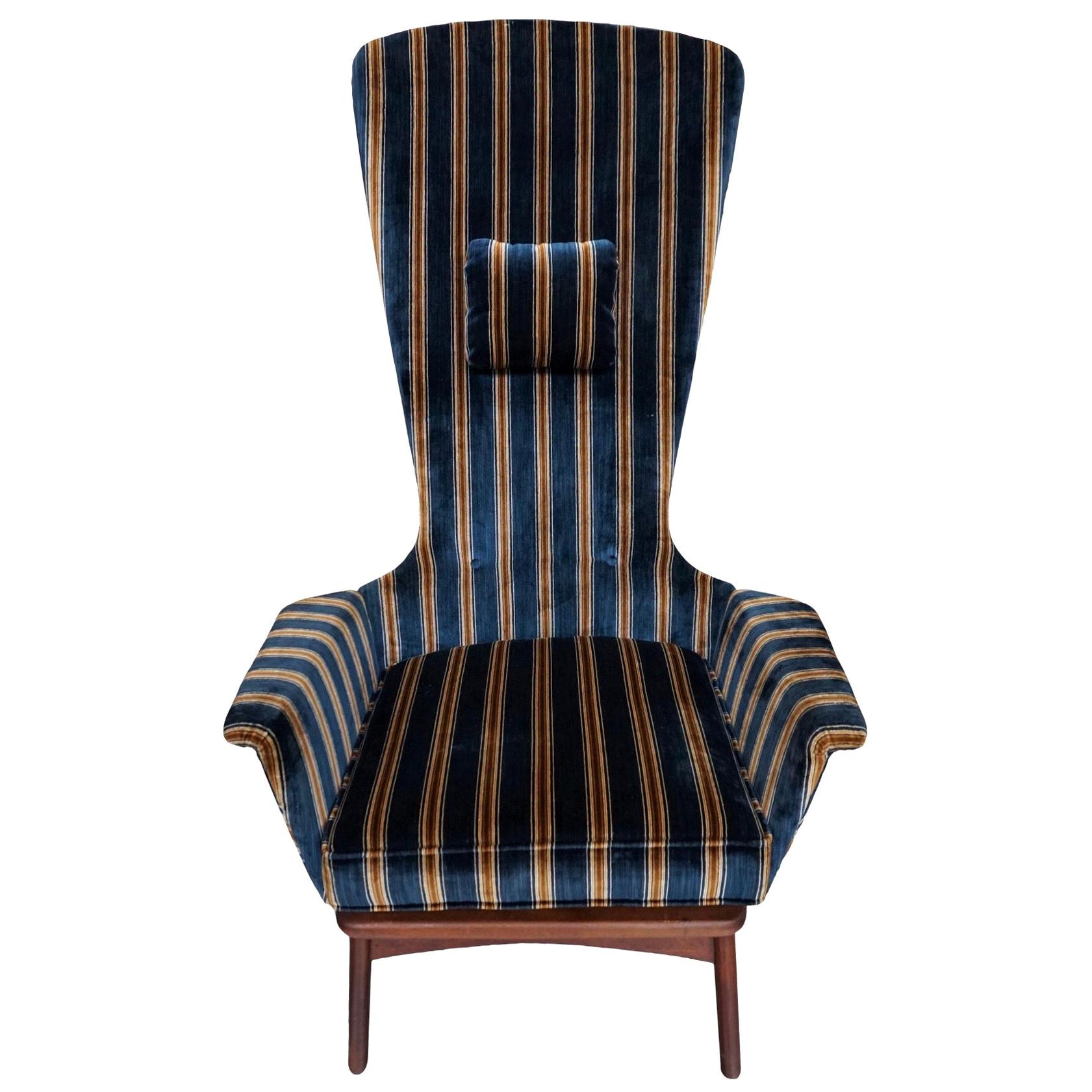Adrian Pearsall Craft Associates Midcentury Highback Lounge Chair