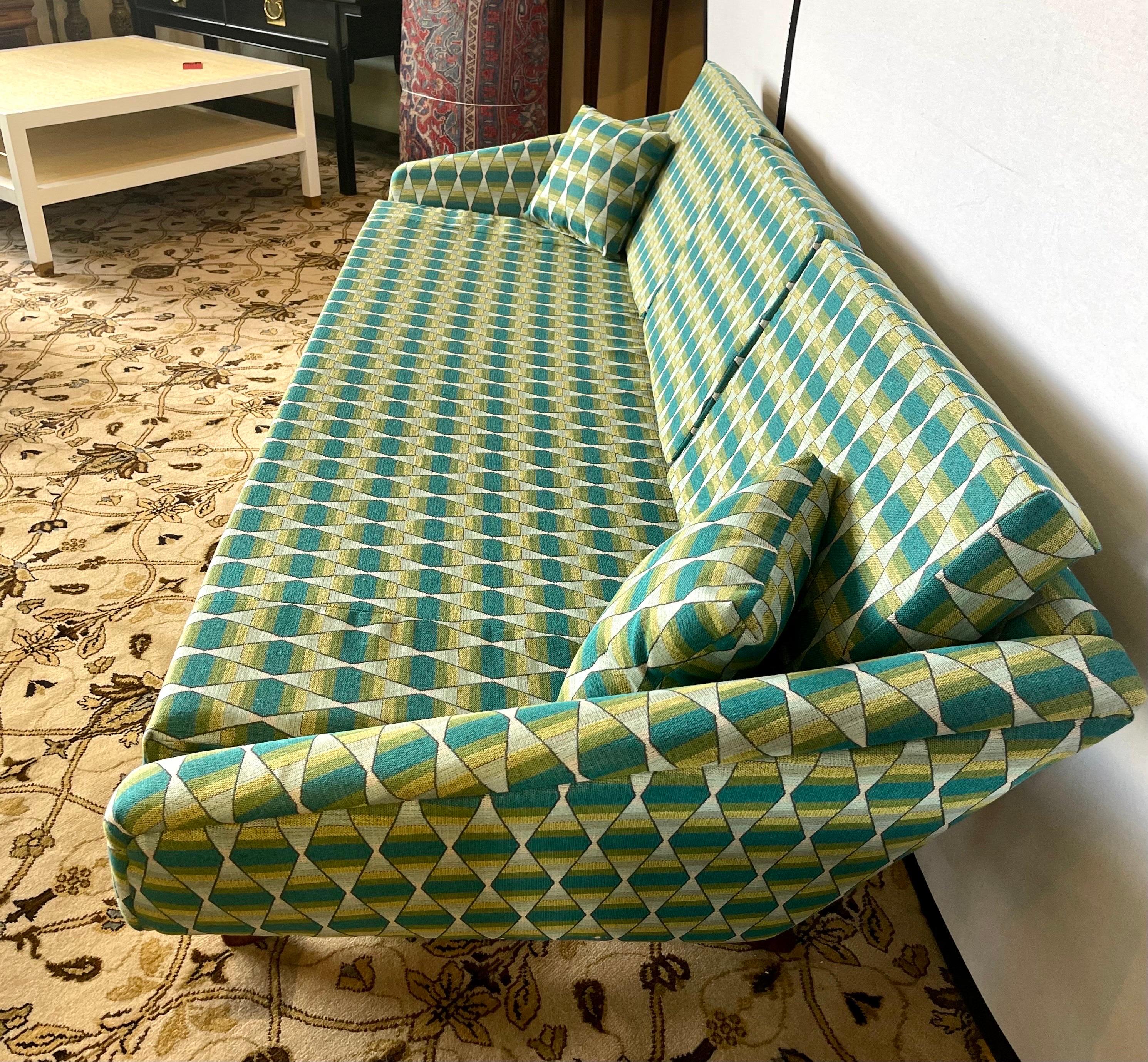 Adrian Pearsall Craft Associates Newly Upholstered Mid-Century Modern Sofa 6