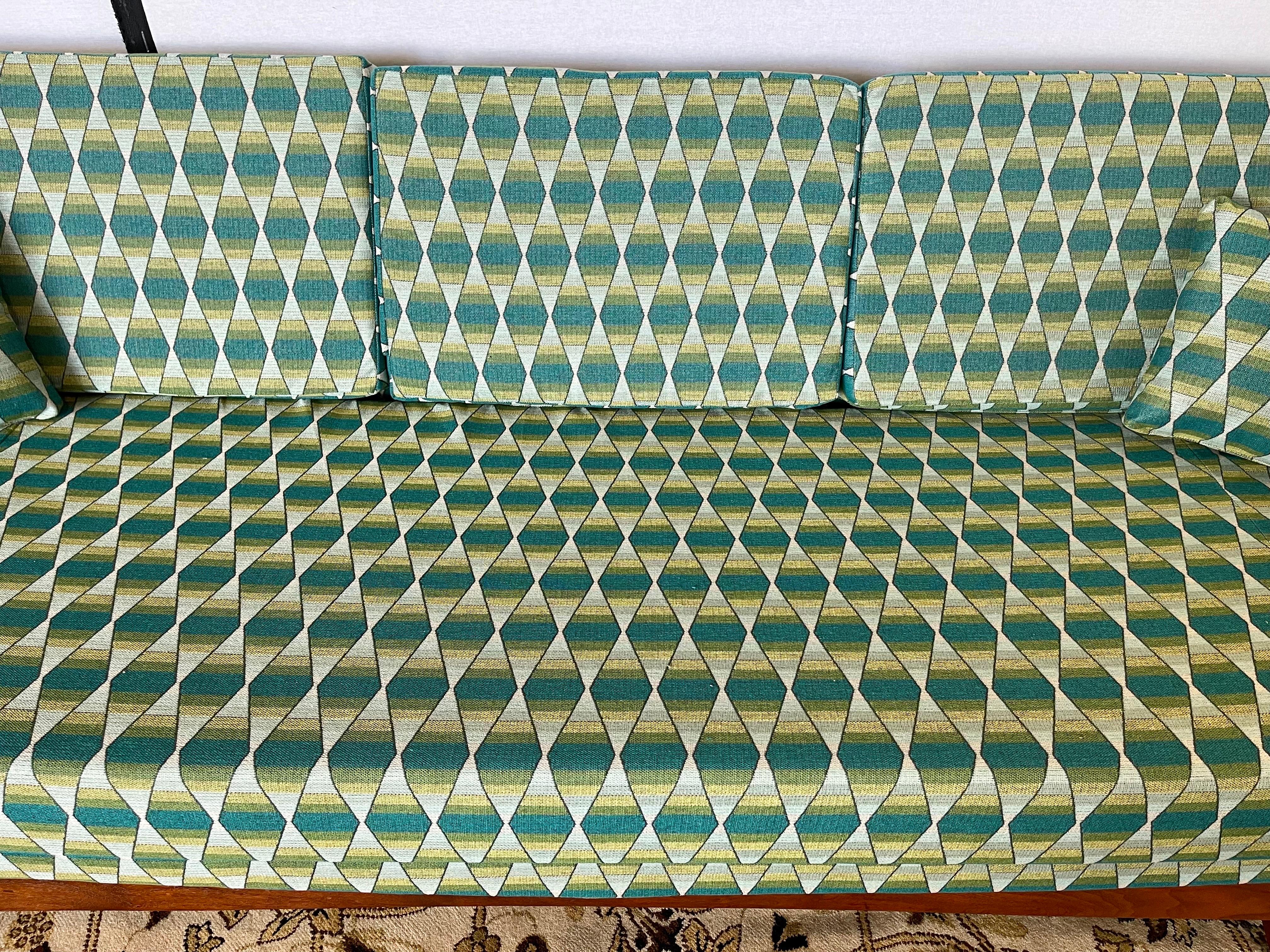 Adrian Pearsall Craft Associates Newly Upholstered Mid-Century Modern Sofa 1