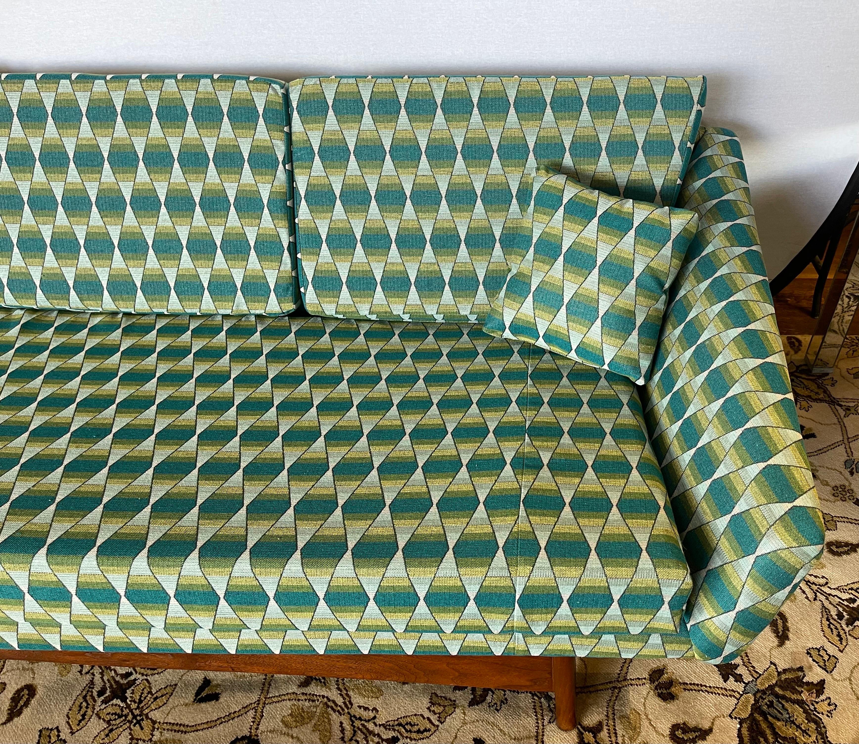 Adrian Pearsall Craft Associates Newly Upholstered Mid-Century Modern Sofa 2