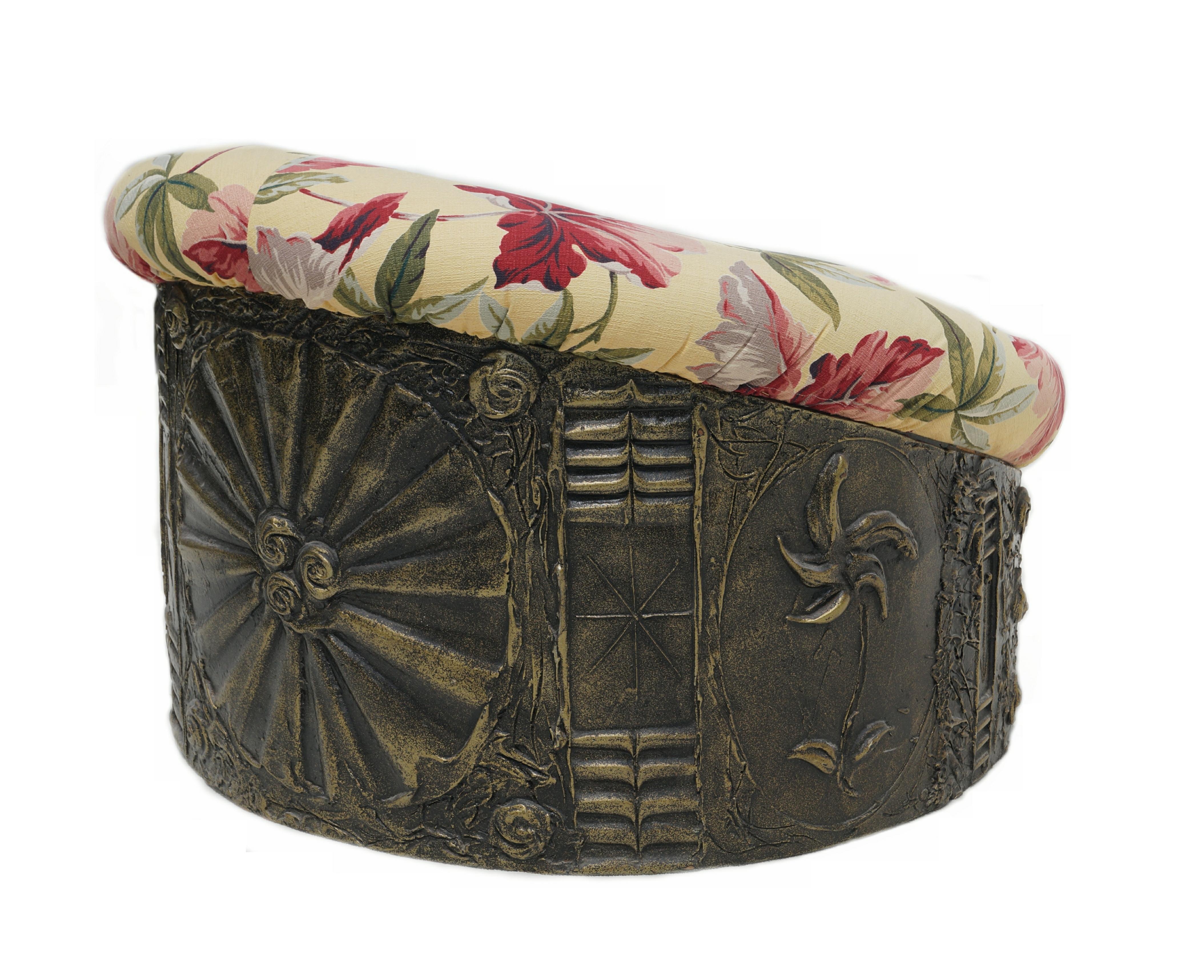 Tissu Sculpté Adrian Pearsall Craft Associates  Chaise longue Brutalist Drum Pod en vente