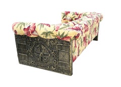 Adrian Pearsall Craft Associates Sculpted Brutalist Sofa Large Loveseat Settee