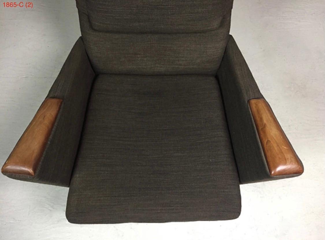 Mid-Century Modern Adrian Pearsall Craft Associates Slim Jim High-Back Lounge Chair For Sale
