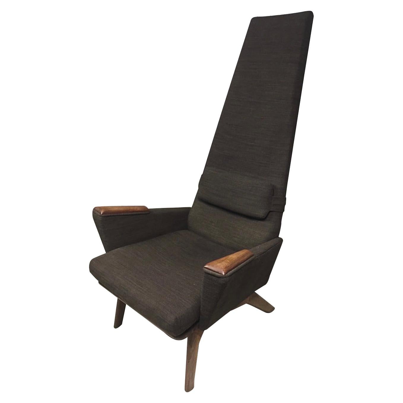 Adrian Pearsall Craft Associates Slim Jim High-Back Lounge Chair