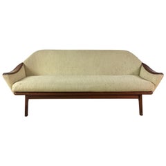 Adrian Pearsall Craft Associates Sofa with Sloping Arms Model 1810-S