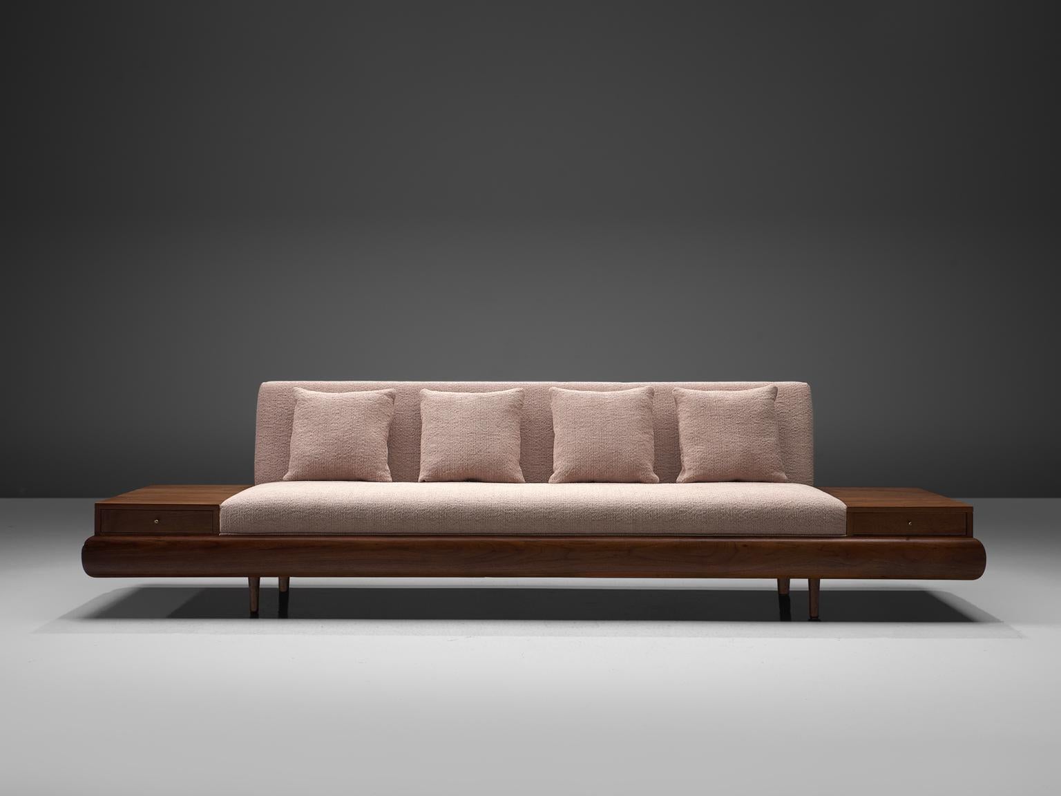 Mid-Century Modern Adrian Pearsall Customizable '1709-S' Platform Sofa