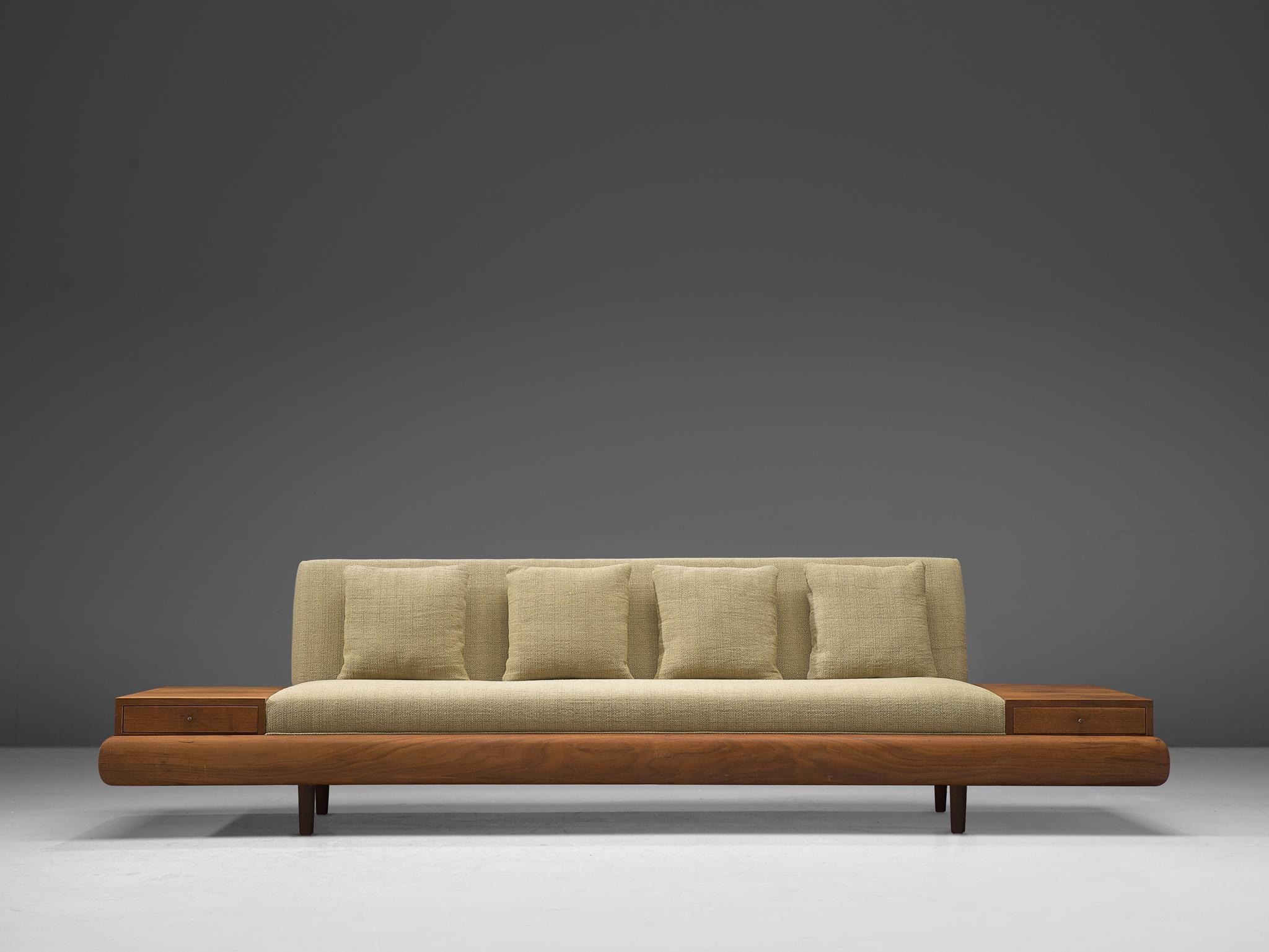 adrian pearsall platform sofa