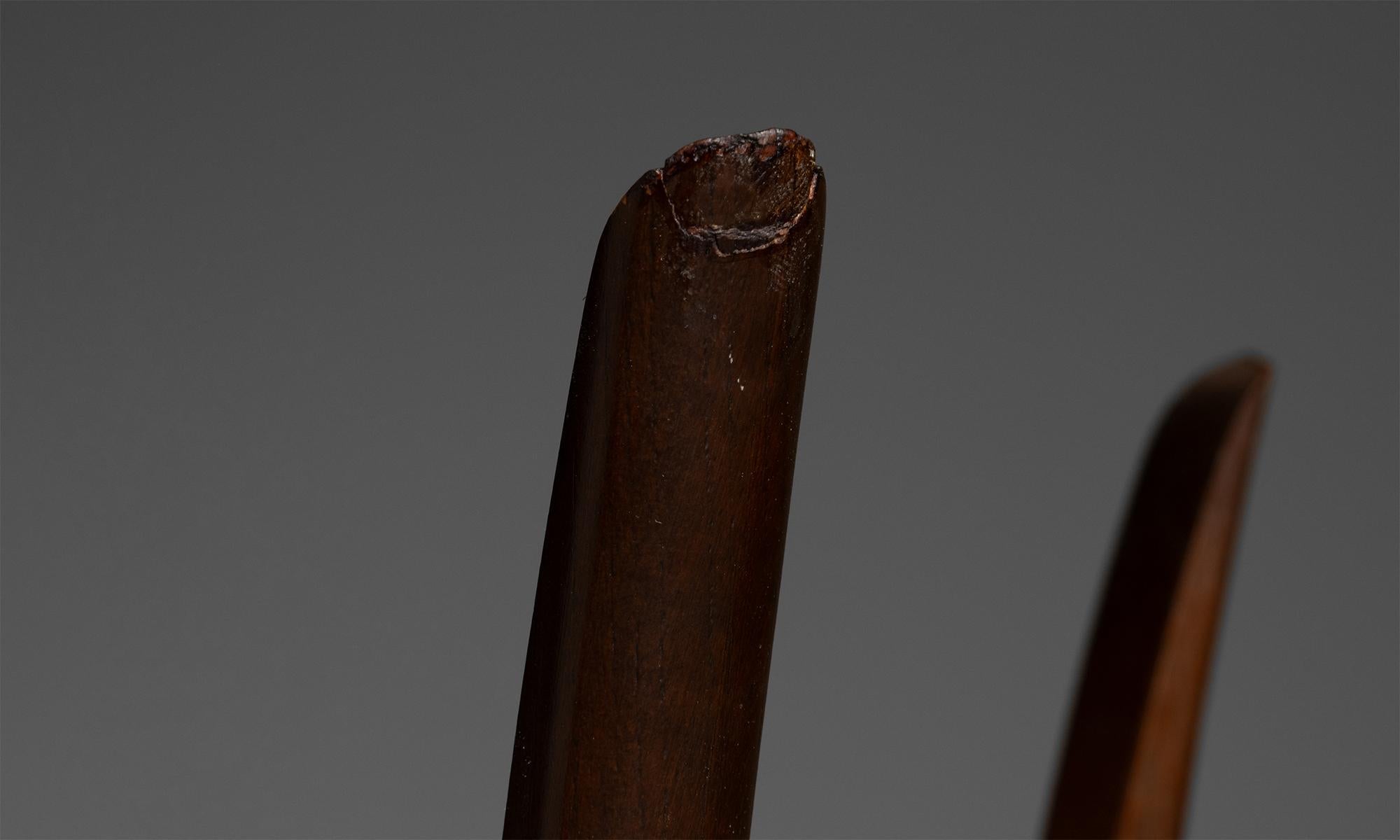 Walnut Adrian Pearsall Floor Lamp, America 1950