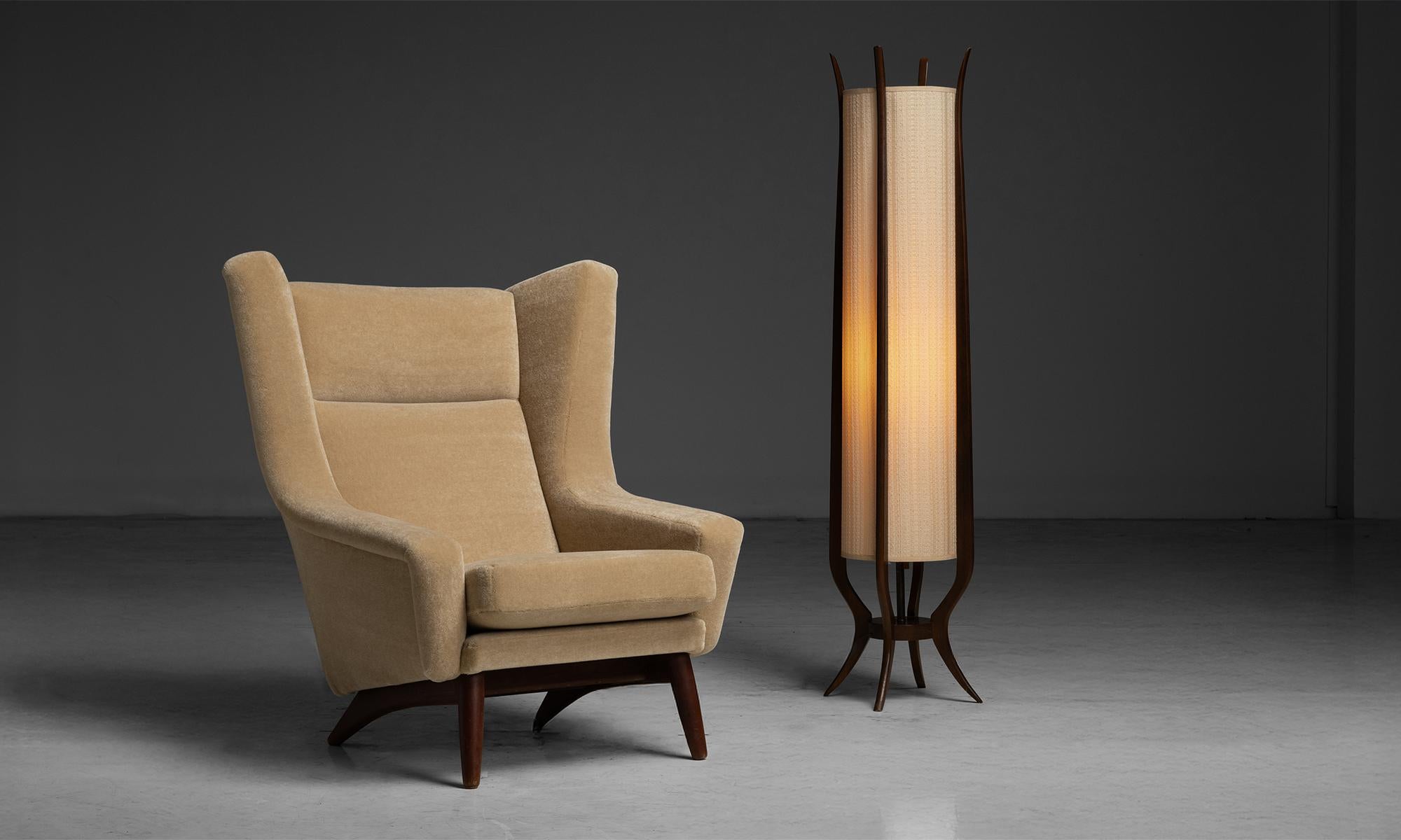 Adrian Pearsall Floor Lamp, America 1950 1