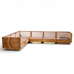 Adrian Pearsall for Comfort Designs Modular Pencil Reed Sectional Sofa