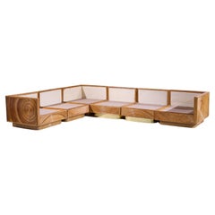 Adrian Pearsall for Comfort Designs Modular Pencil Reed Sectional Sofa