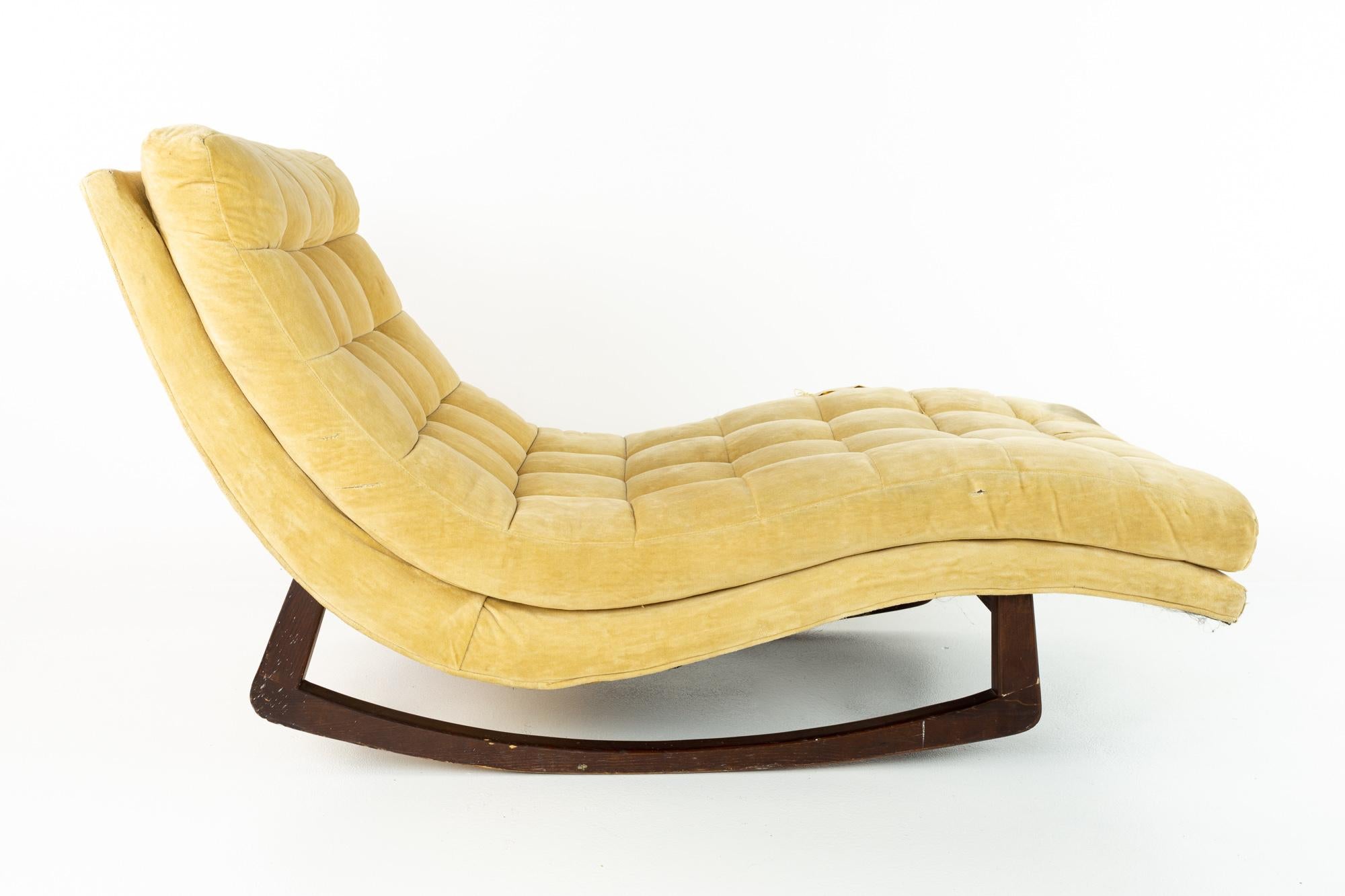 Mid-Century Modern Adrian Pearsall for Craft Associates Mid Century Rocking Chaise Lounge Chair