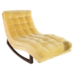 Adrian Pearsall for Craft Associates Mid Century Rocking Chaise Lounge Chair