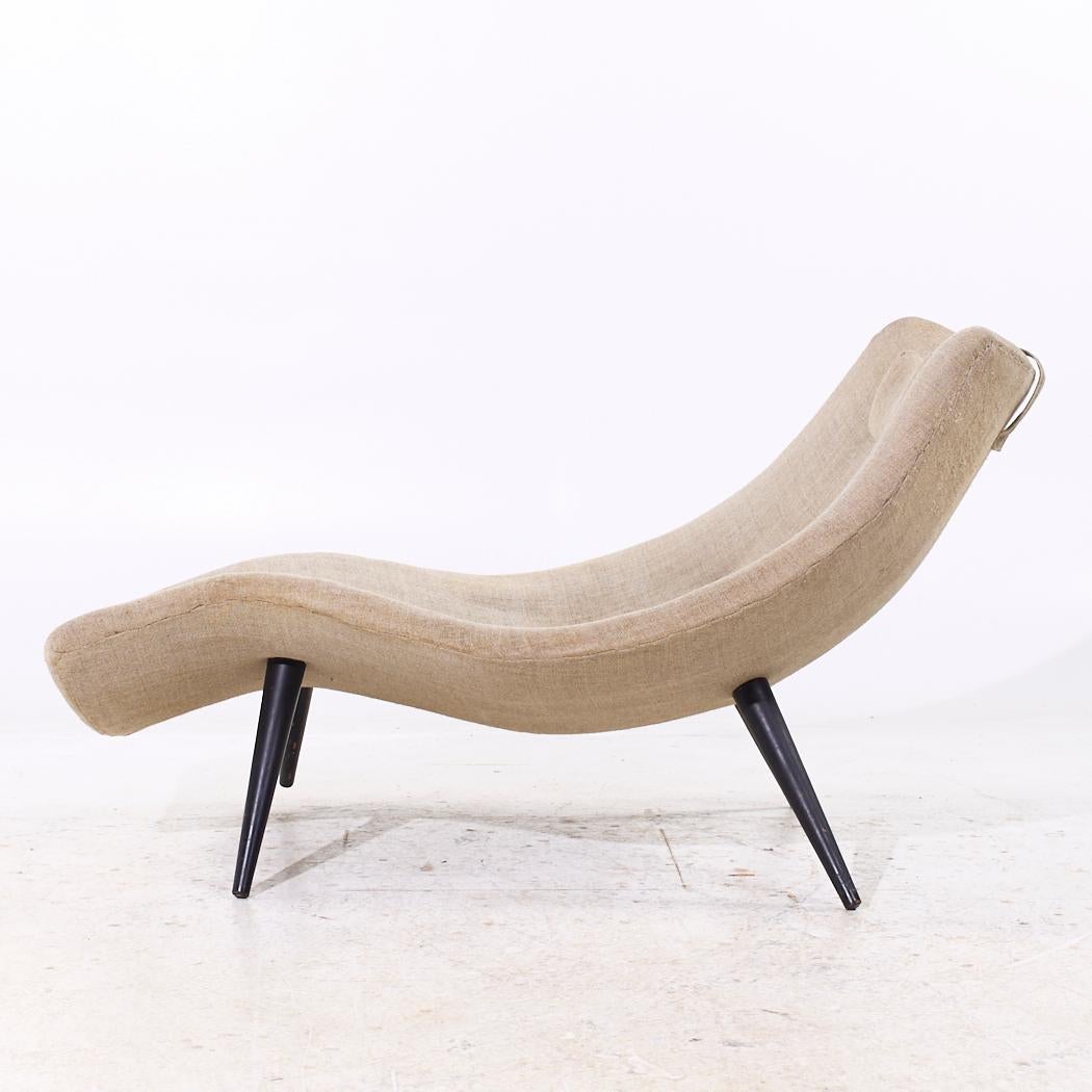 American Adrian Pearsall for Craft Associates 1828-C Mid Century Walnut Chaise Lounge For Sale