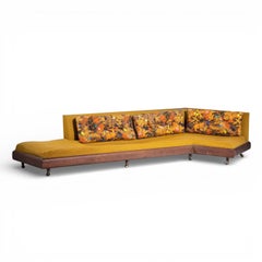 Adrian Pearsall for Craft Associates 2300-S Mid Century Walnut Boomerang Sofa