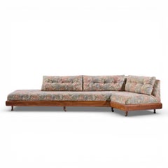 Adrian Pearsall for Craft Associates 2300-S Mid Century Walnut Boomerang Sofa