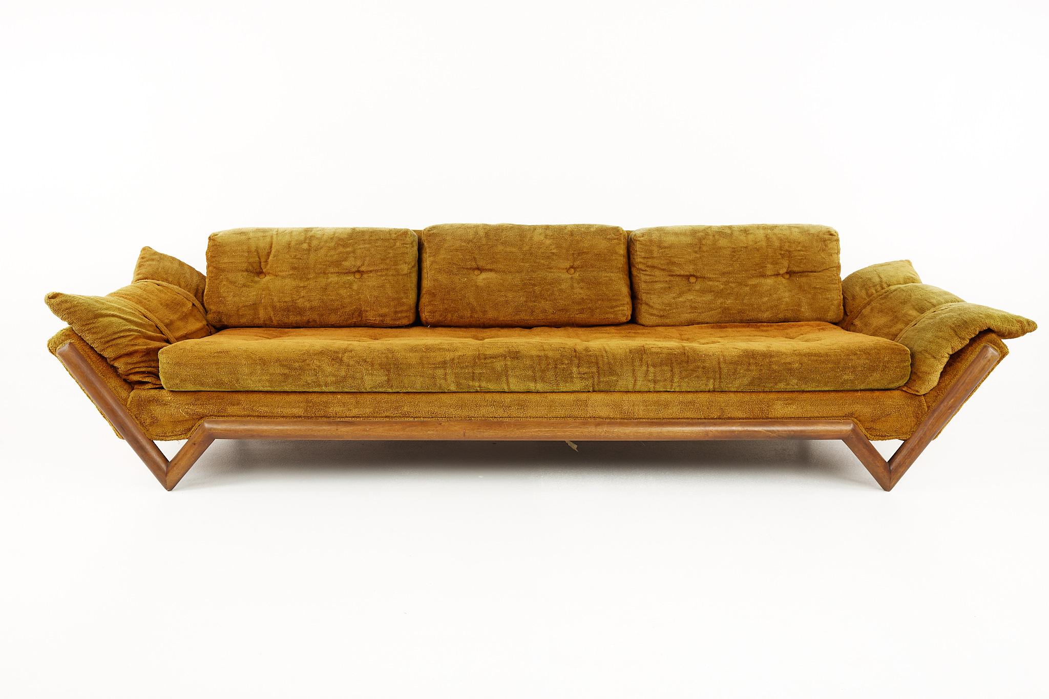 Adrian Pearsall for Craft Associates 3780 mid century sofa

The sofa measures: 98 wide x 37 deep x 26 high, with a seat height of 15 inches and an arm height of 20 inches

All pieces of furniture can be had in what we call restored vintage