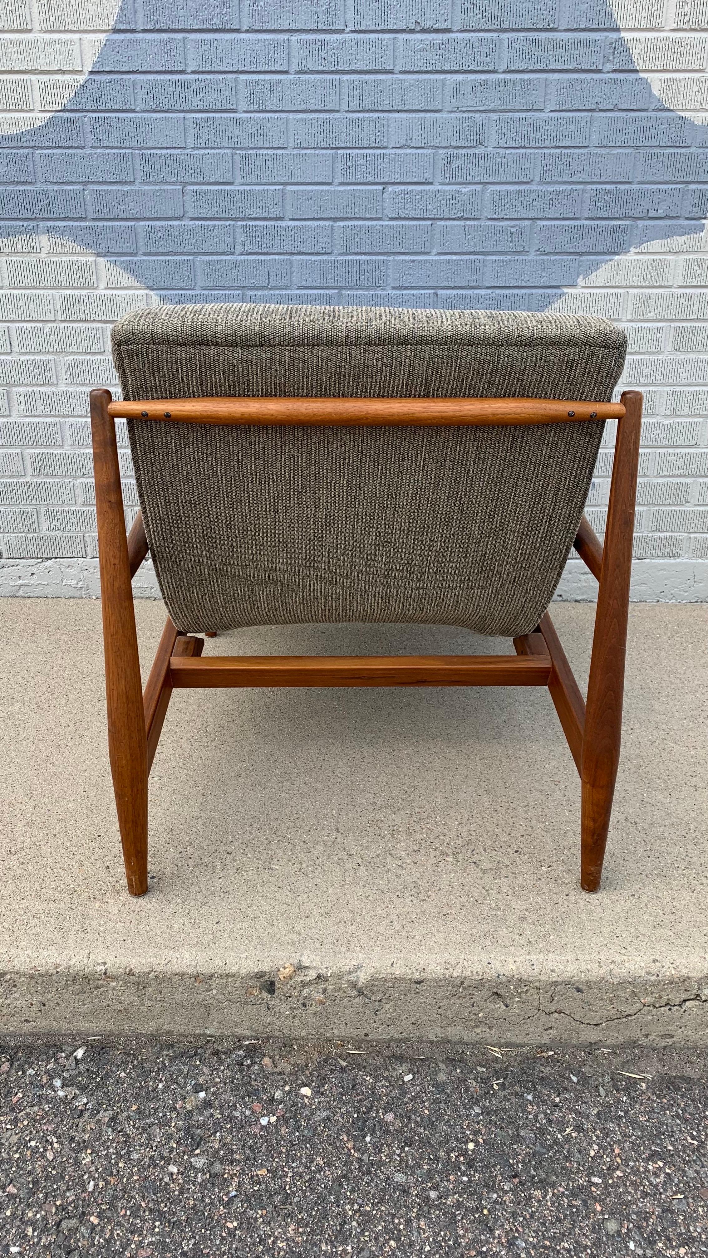 Fabric Adrian Pearsall for Craft Associates 932-C Scoop Chair For Sale
