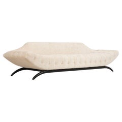 Adrian Pearsall for Craft Associates Biscuit Tufted Gondola Sofa 1960