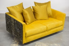 Adrian Pearsall for Craft Associates Brutalist Case Loveseat, 1960s