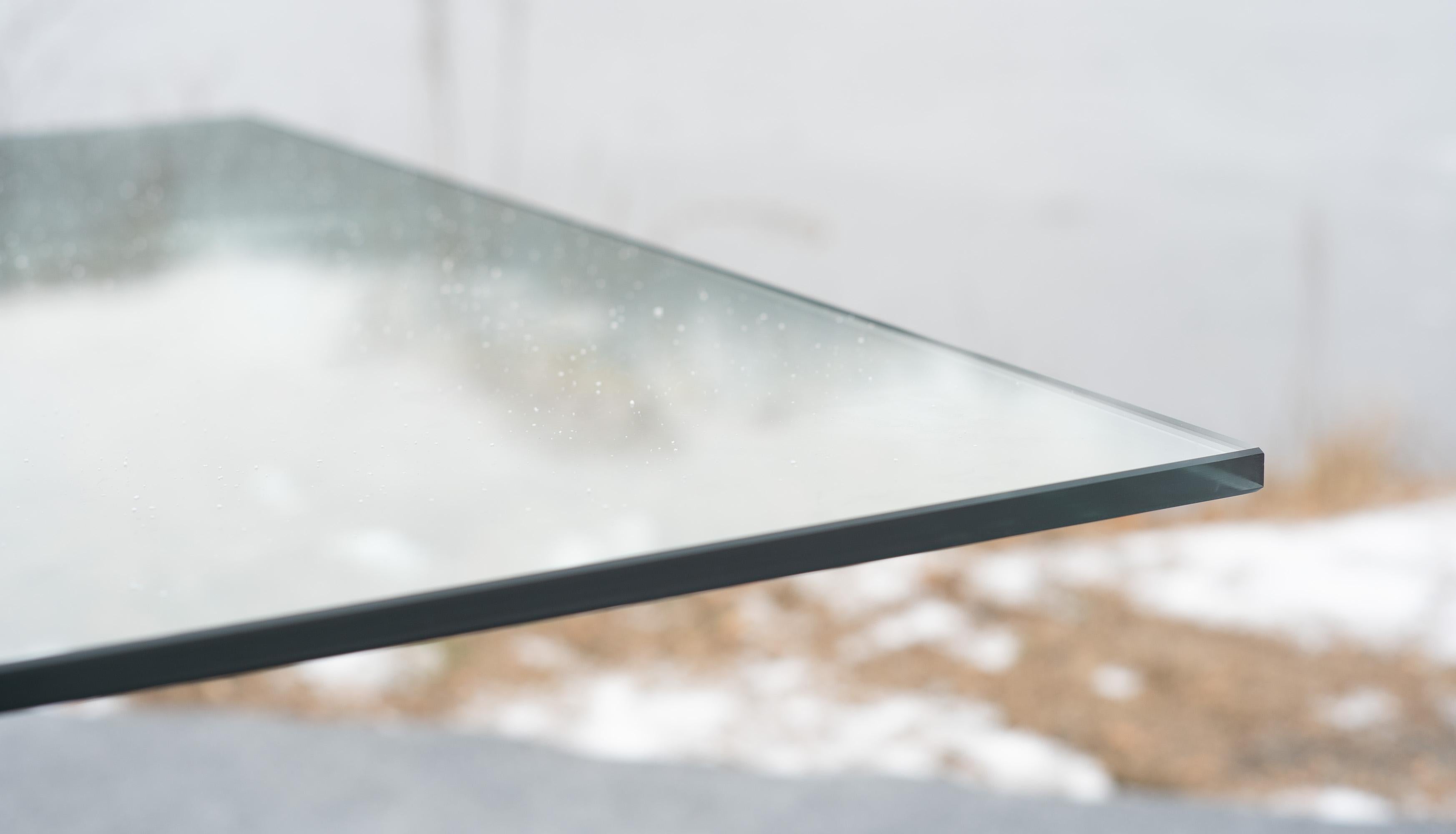 Adrian Pearsall for Craft Associates Brutalist Resin & Glass Dining Table For Sale 7