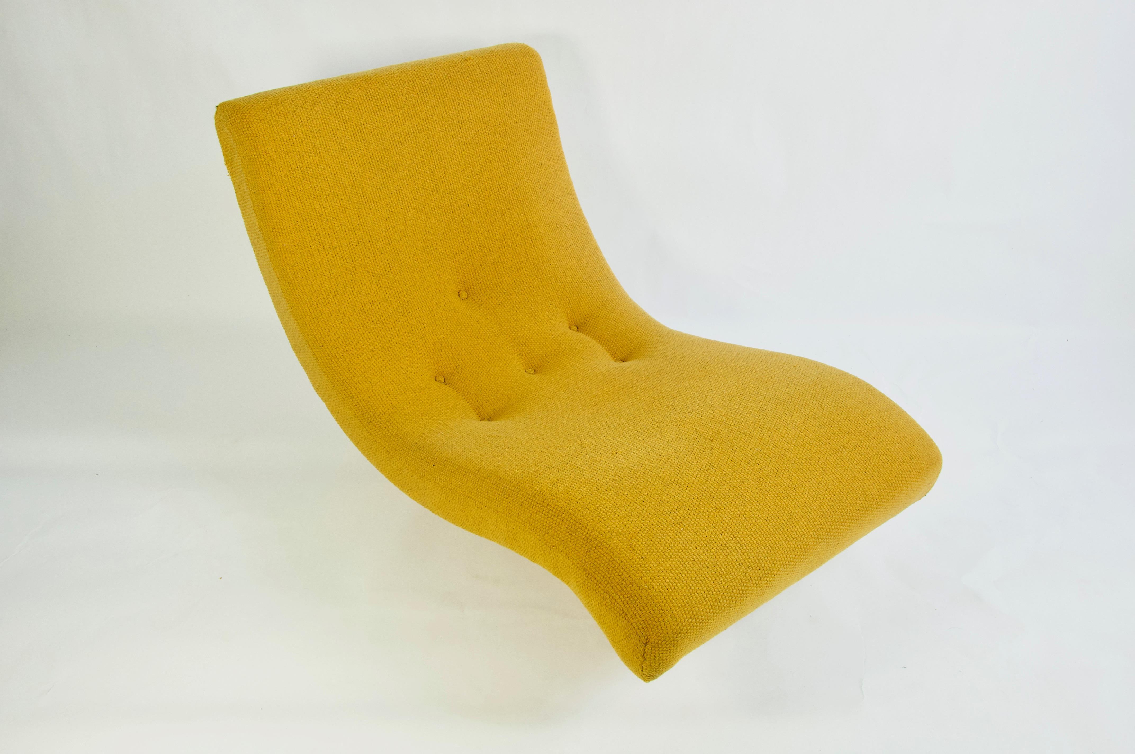 Adrian Pearsall for Craft Associates Chaise Lounge In Good Condition For Sale In Turners Falls, MA