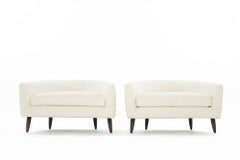 Adrian Pearsall for Craft Associates Cloud Lounges in Bouclé, Model 1415