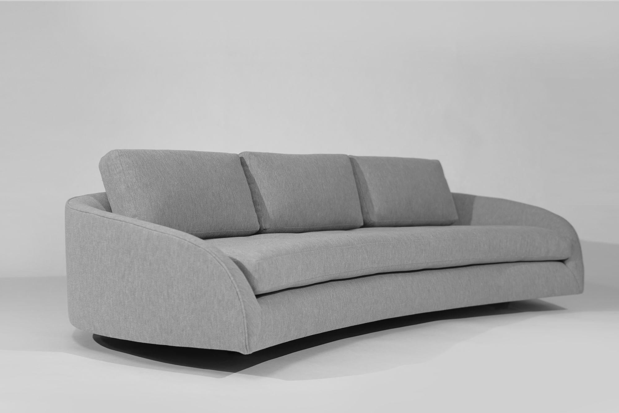 Mid-Century Modern Adrian Pearsall for Craft Associates Cloud Sofa, C. 1950s For Sale