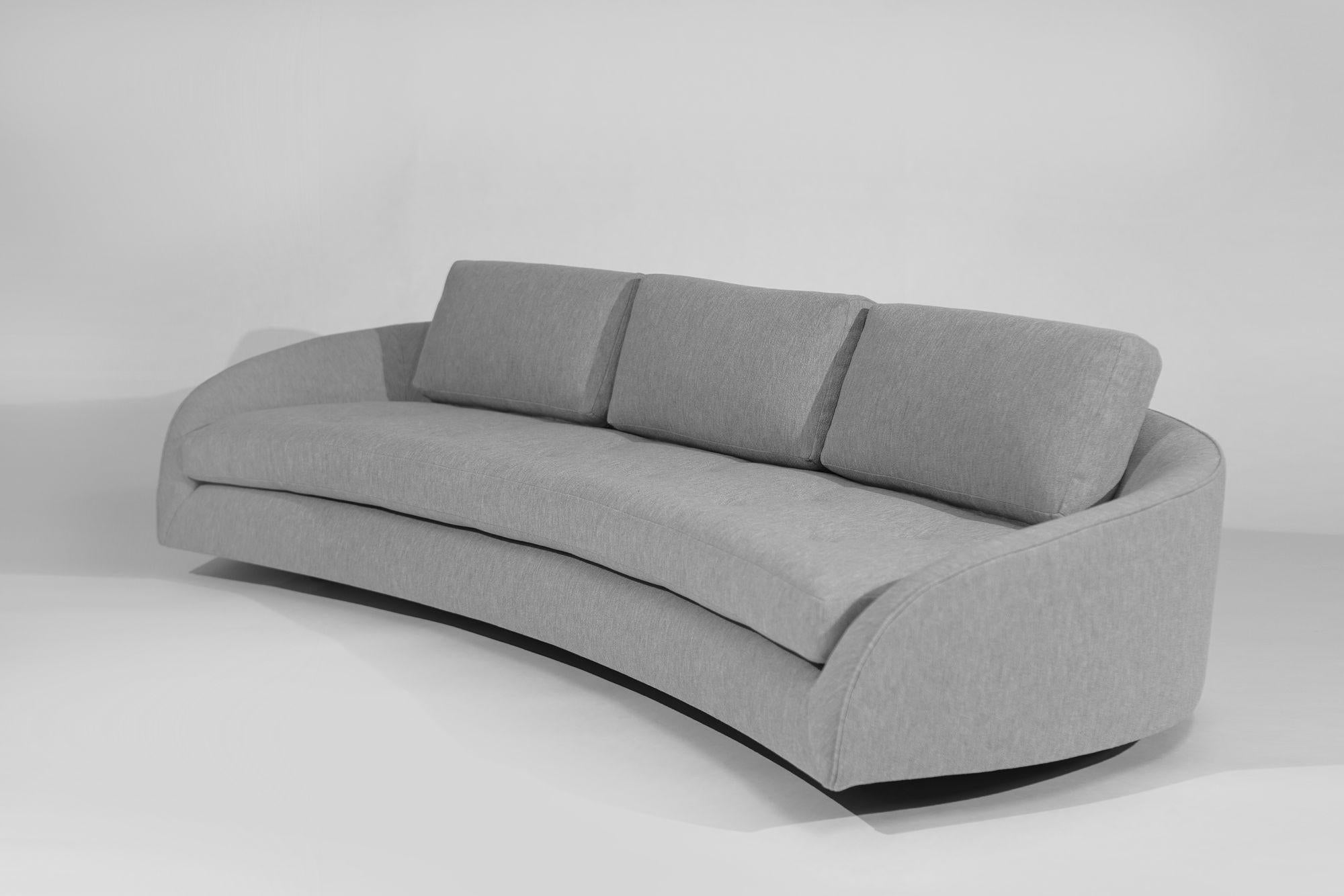 American Adrian Pearsall for Craft Associates Cloud Sofa, C. 1950s For Sale