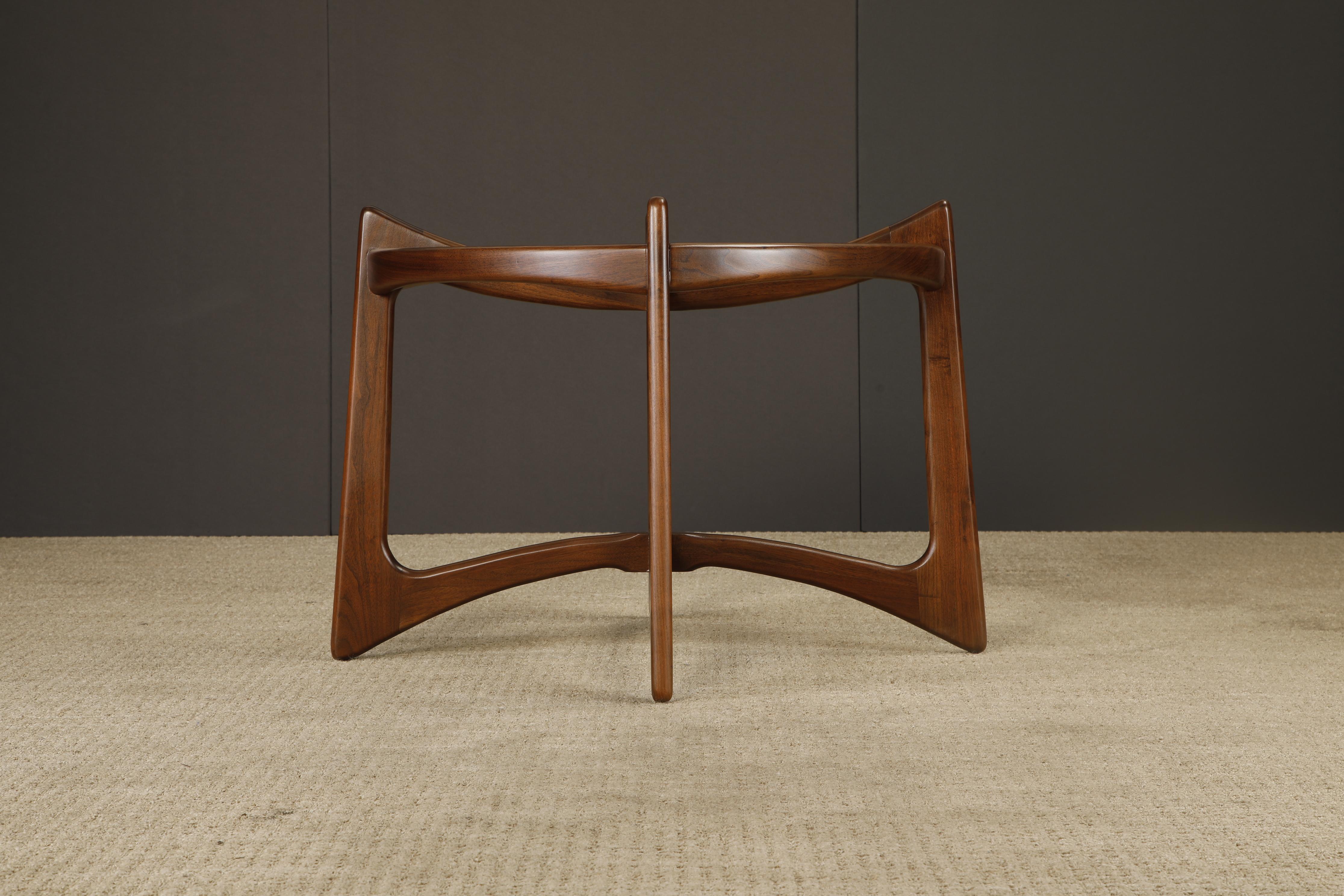 Tavolo da pranzo 'Compass' in noce di Adrian Pearsall per Craft Associates, anni '60 in vendita 3