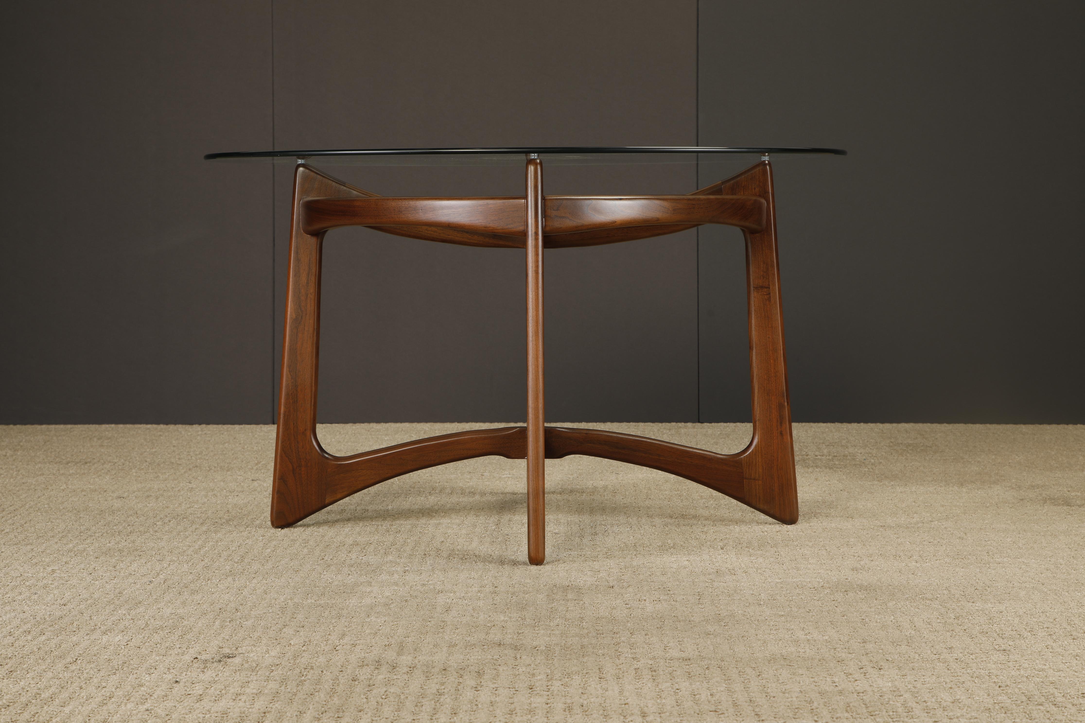 Tavolo da pranzo 'Compass' in noce di Adrian Pearsall per Craft Associates, anni '60 in vendita 6