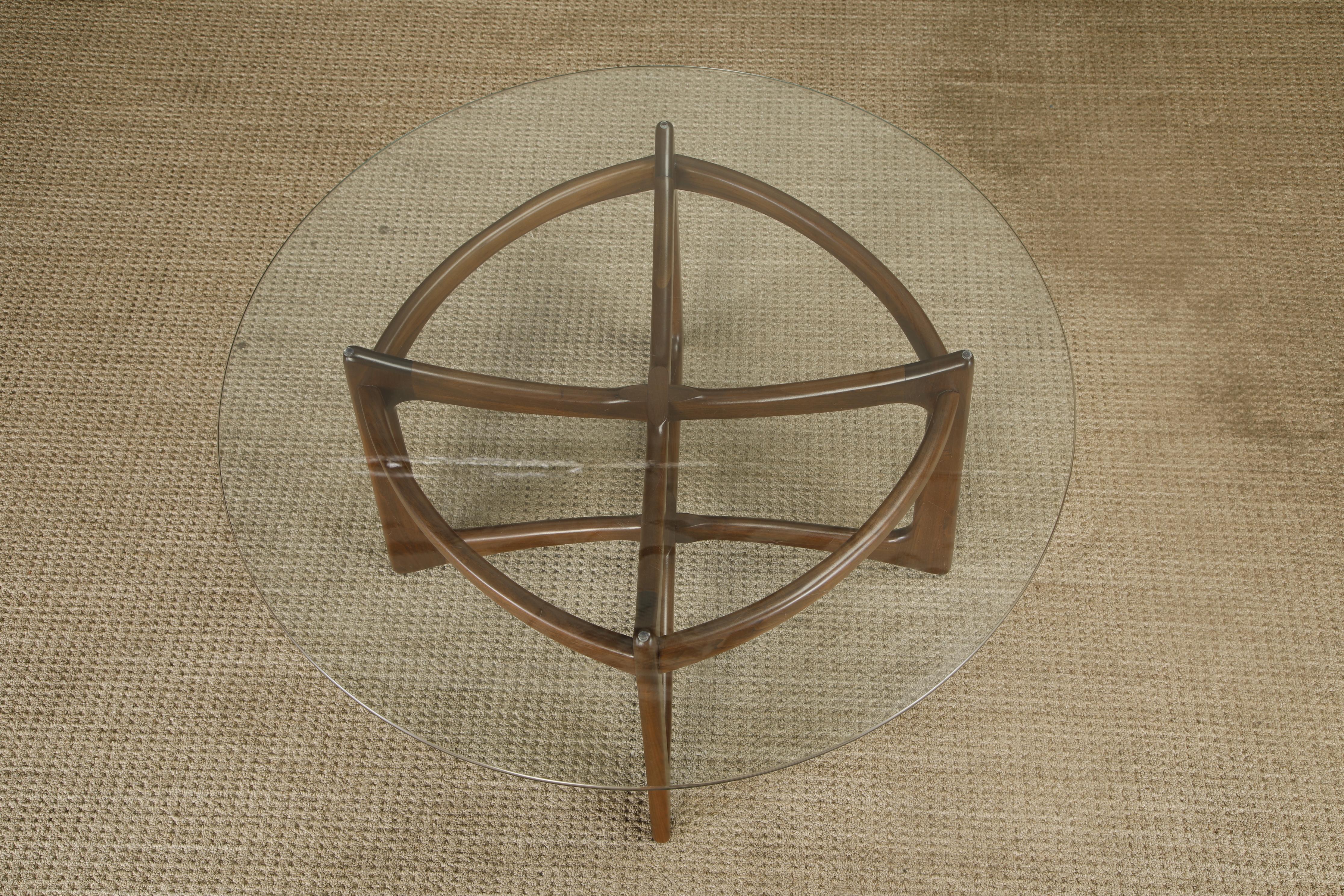 Tavolo da pranzo 'Compass' in noce di Adrian Pearsall per Craft Associates, anni '60 in vendita 8