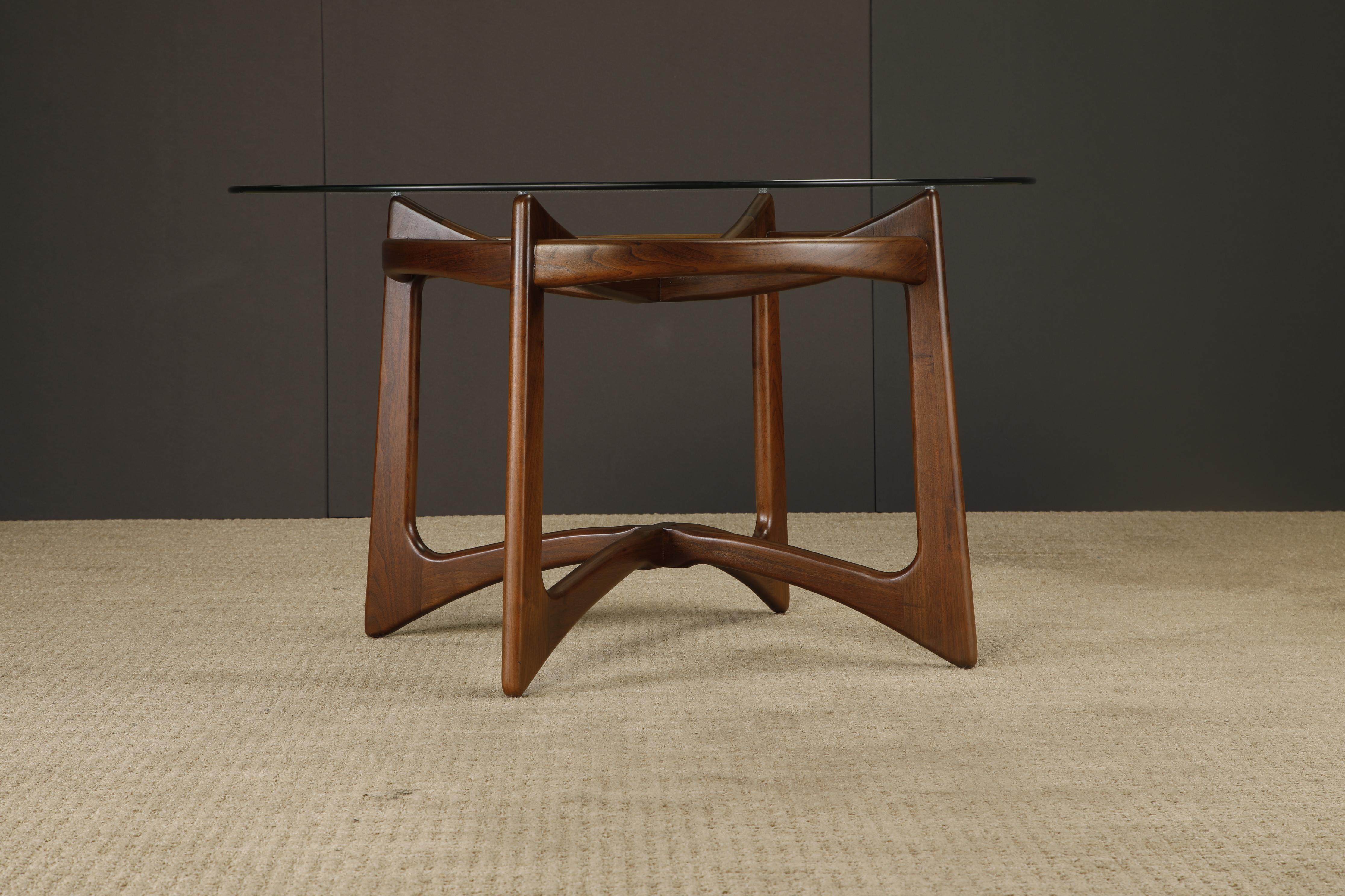 Tavolo da pranzo 'Compass' in noce di Adrian Pearsall per Craft Associates, anni '60 in vendita 9