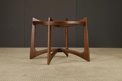 Adrian Pearsall para Craft Associates Mesa de comedor 'Compass' en nogal, años 60