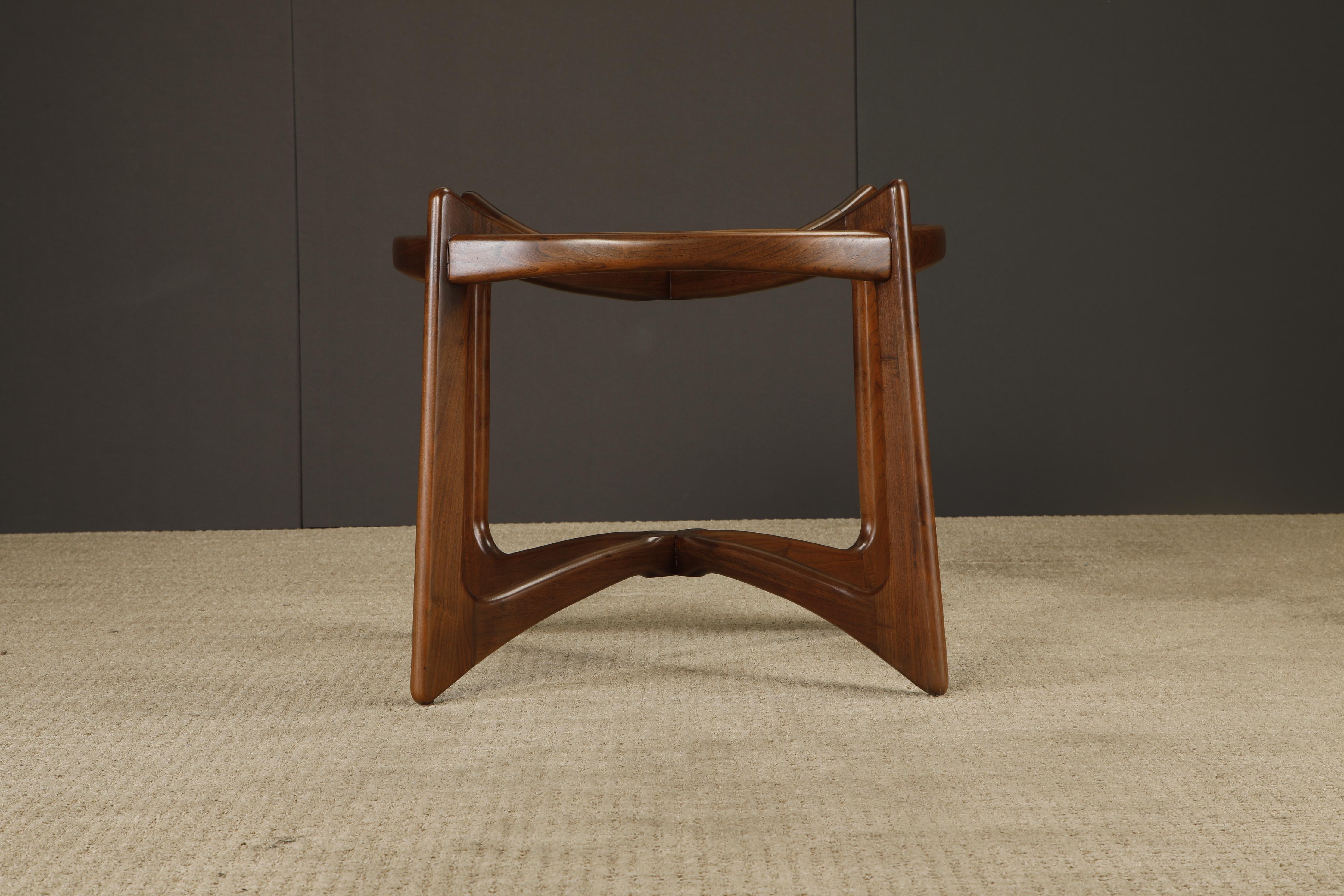 Mid-Century moderno Tavolo da pranzo 'Compass' in noce di Adrian Pearsall per Craft Associates, anni '60 in vendita