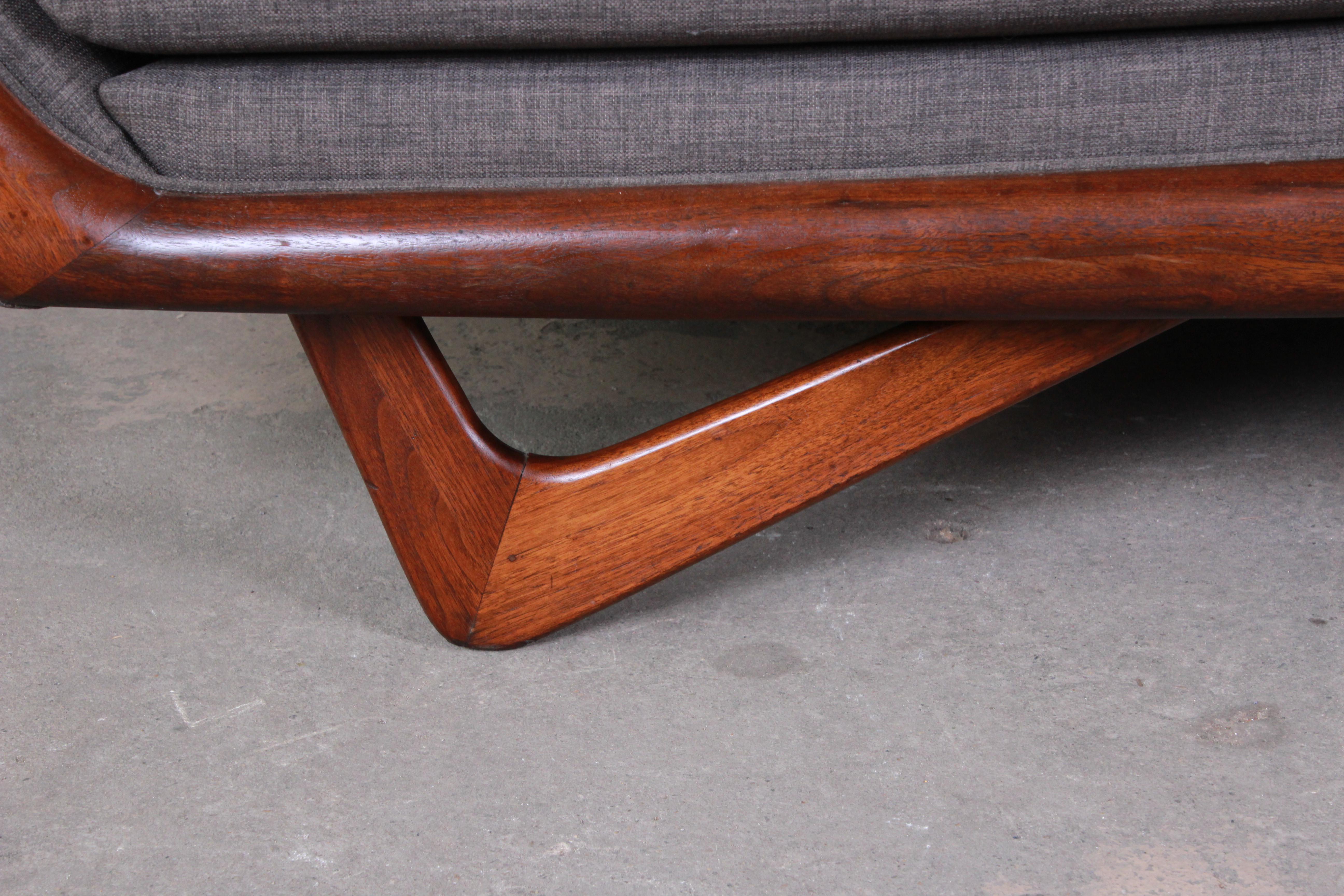 Adrian Pearsall for Craft Associates Gondola Sofa on Boomerang Legs, 1960s In Good Condition In South Bend, IN