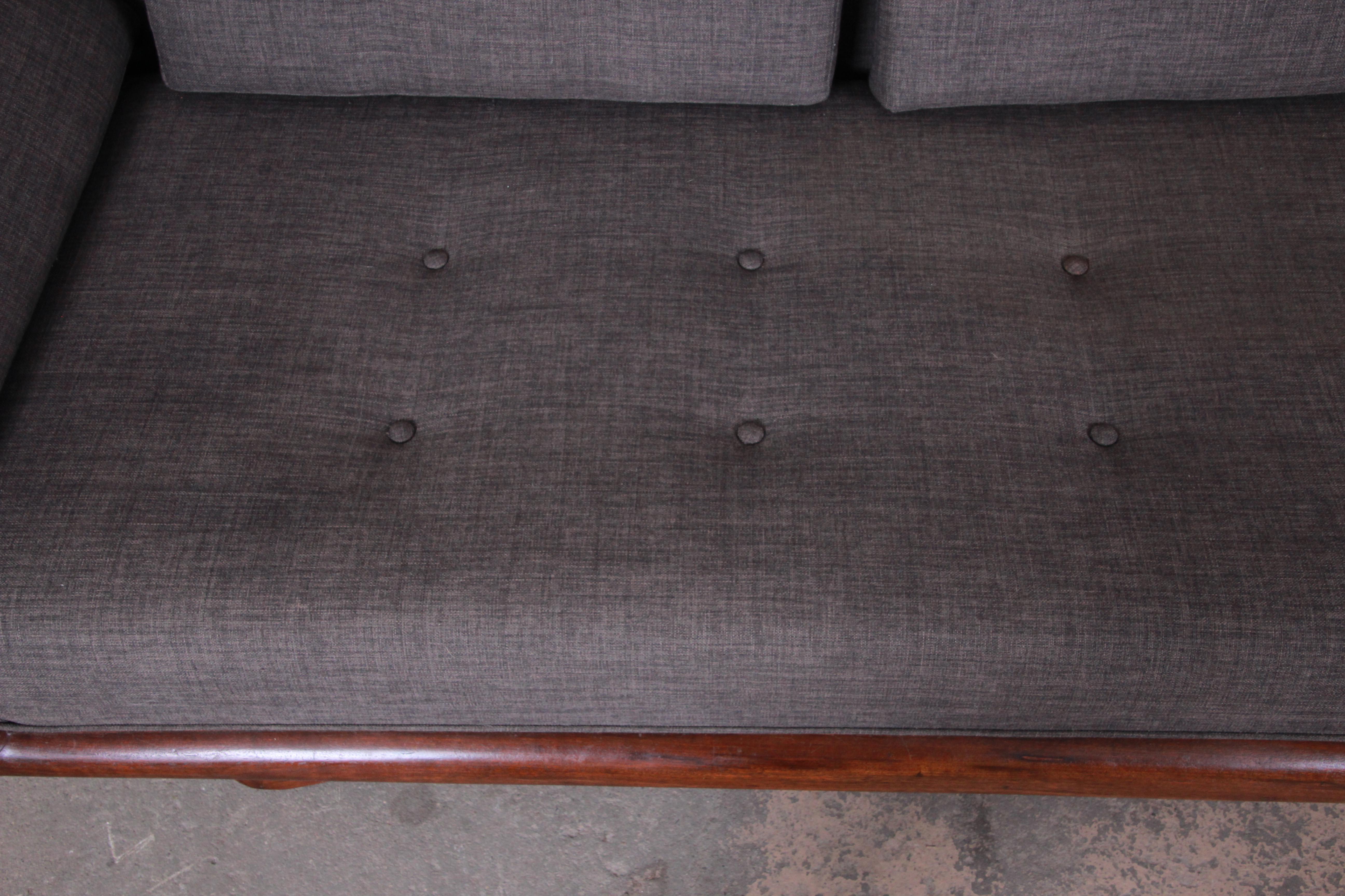 Upholstery Adrian Pearsall for Craft Associates Gondola Sofa on Boomerang Legs, 1960s